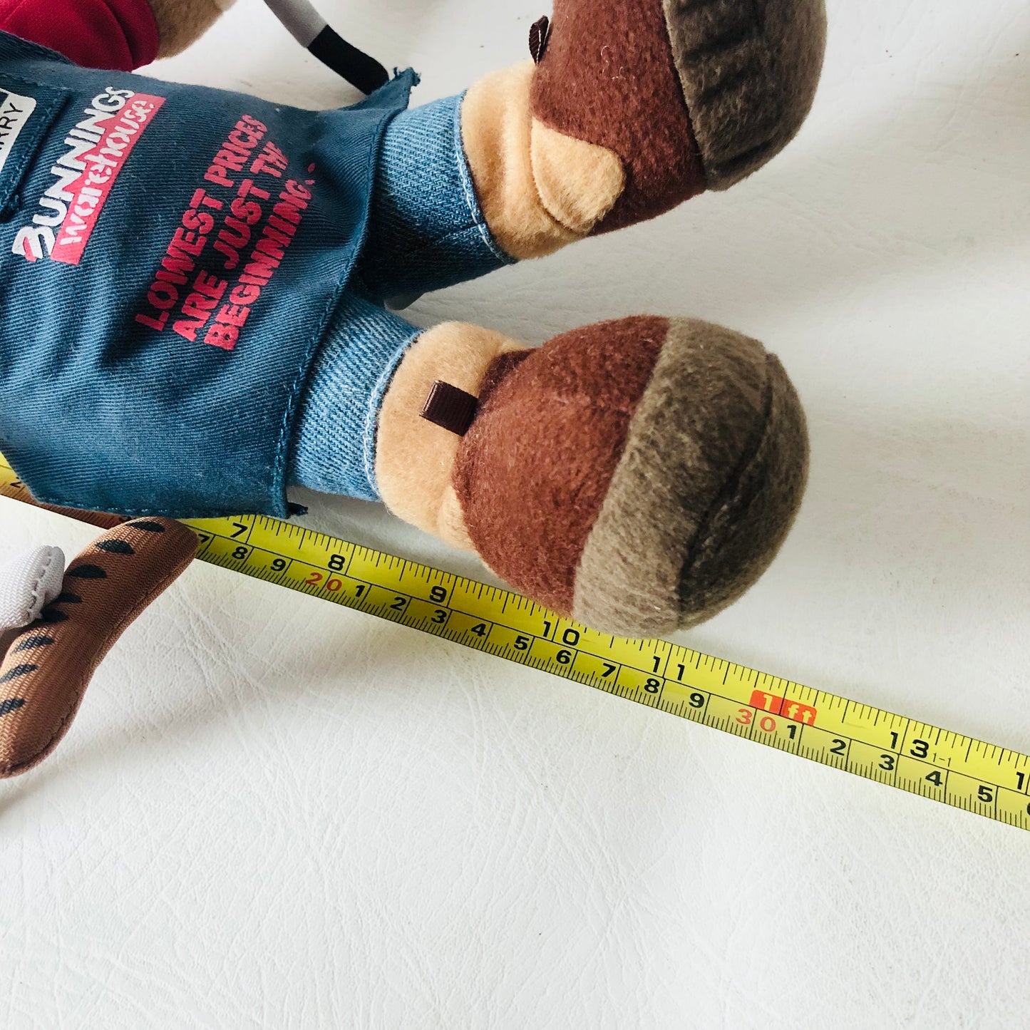 Bunnings Warehouse 11” Barry Bear Plush Soft Toy BBQ Tools Collectable Retired