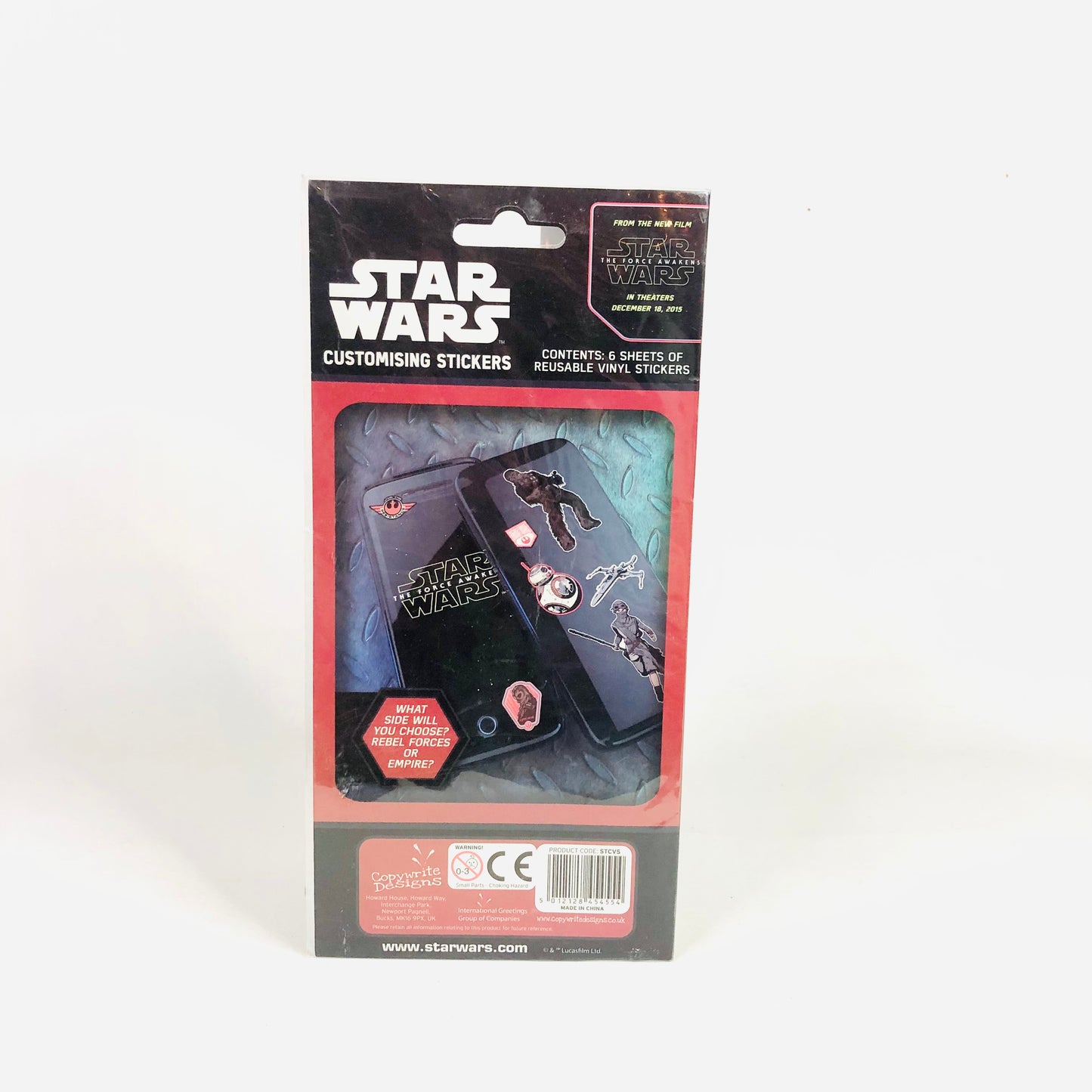 Star Wars Disney Customising 300 Stickers Pack Reusable The Force Awakens
