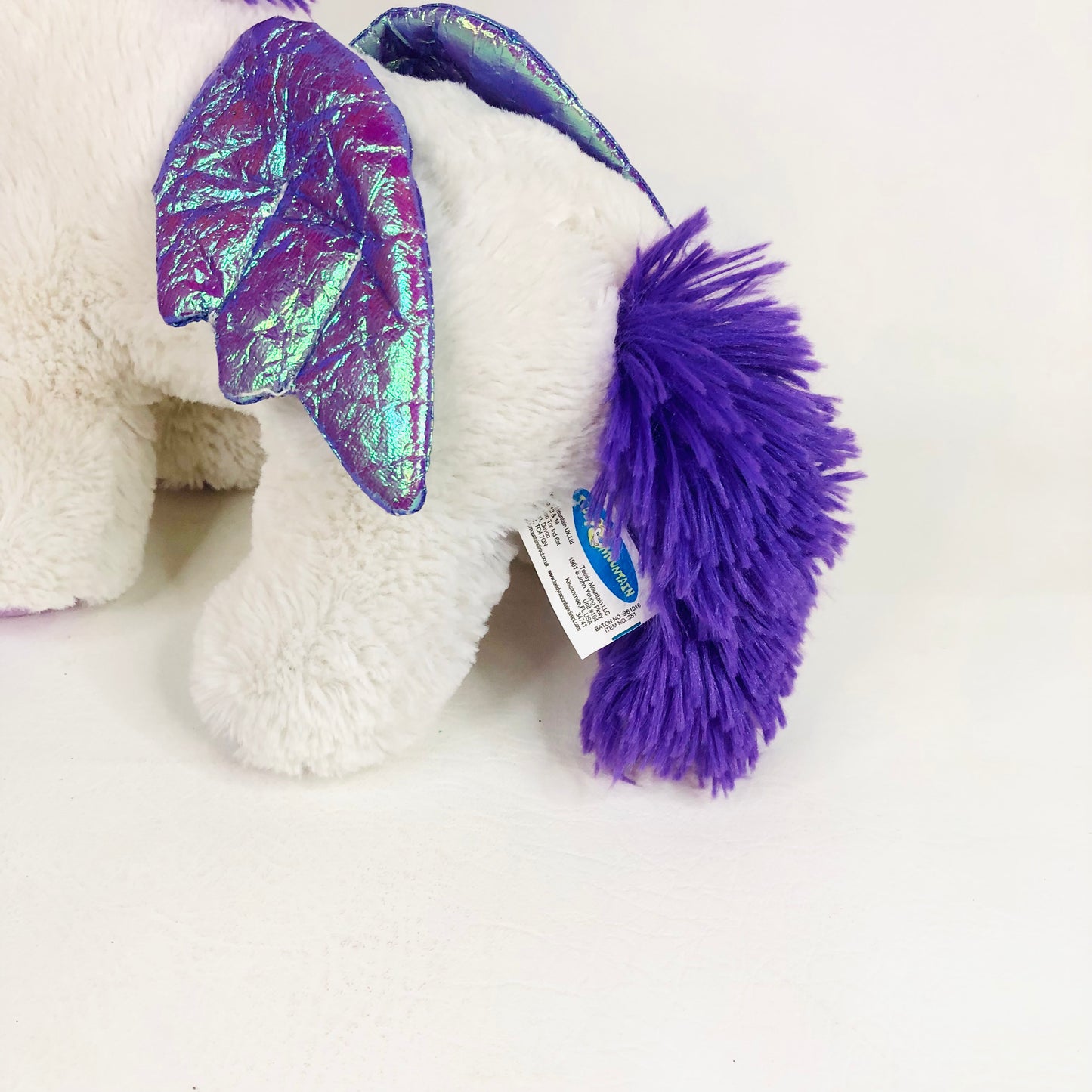 Teddy Mountain Cuddly 16 inch Stuffed Moonbeam the Pegasus Unicorn Soft Toy