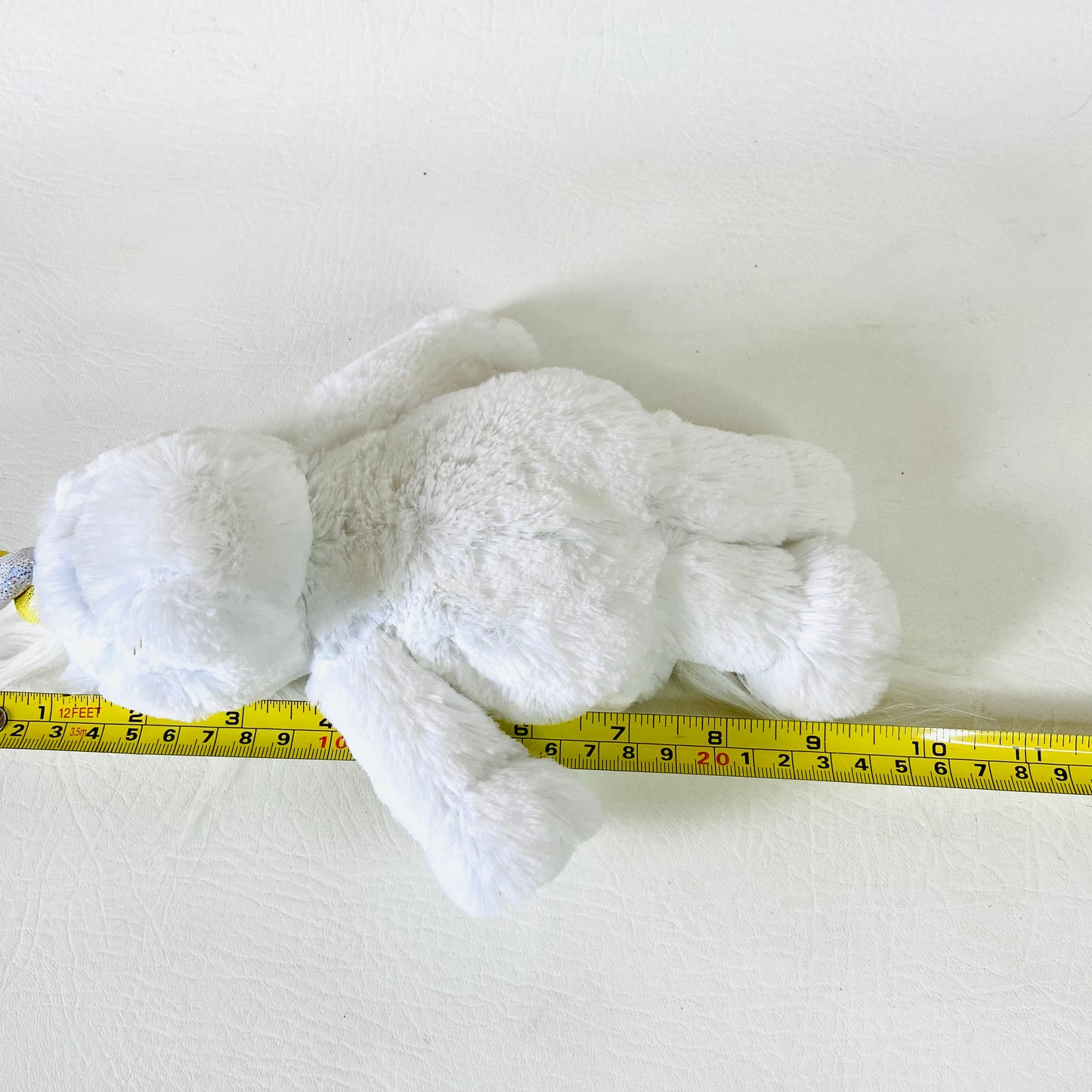 TY Attic Treasures Angus Unicorn 9" Plush Soft Toy Glitter Eyes White Horn Horse Pony - Rare