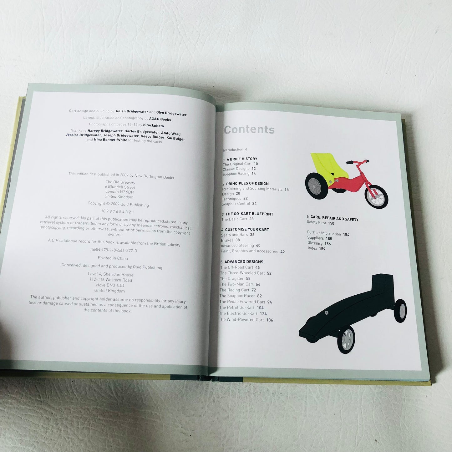 The Go-Kart Manual by Julian and Glyn Bridgewater Hardback Book Fun Family Gift