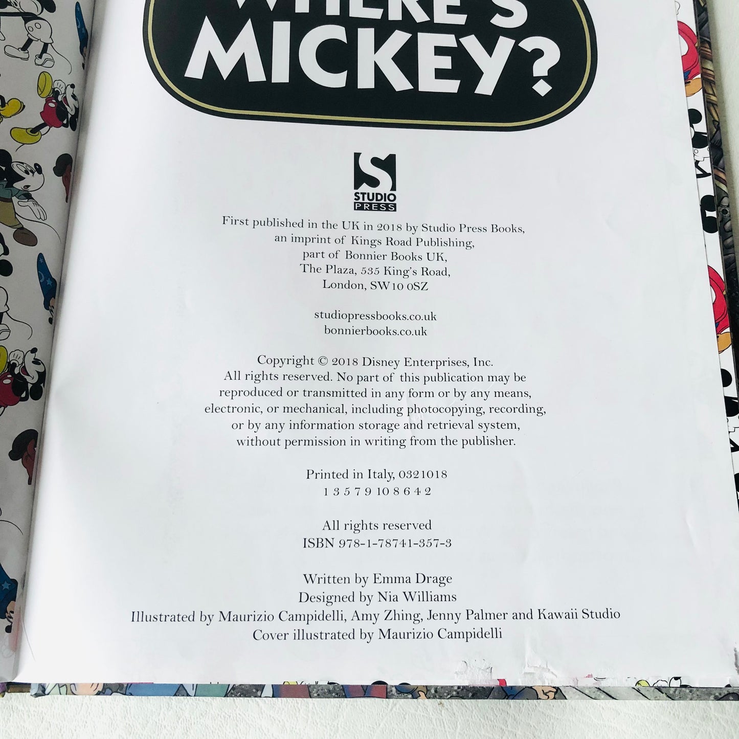 Where's Mickey?: A Disney search & find activity book by Walt Disney Company HB Book