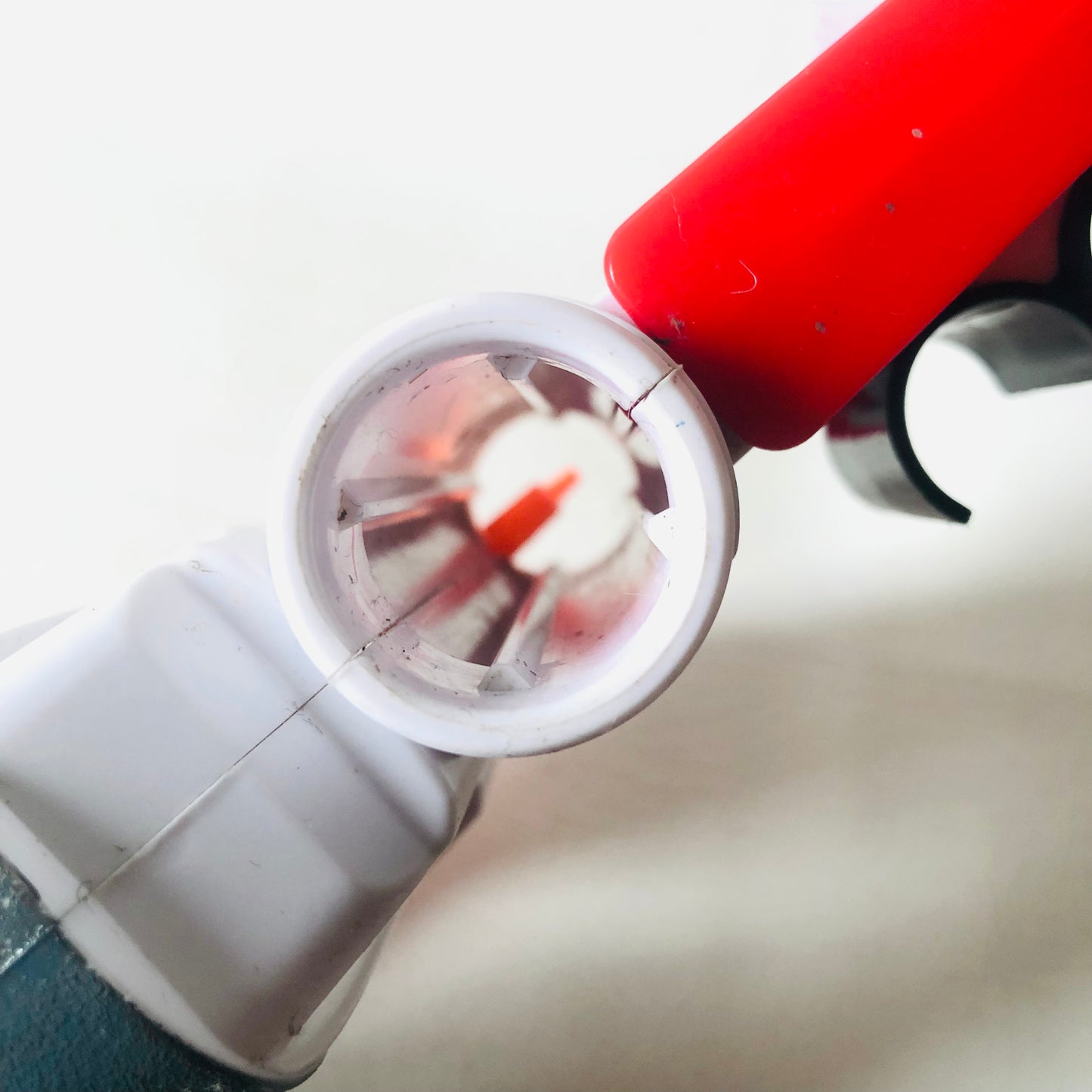 Nerf Mega Lightning Bow Red & White - Tested Working No Darts - RARE