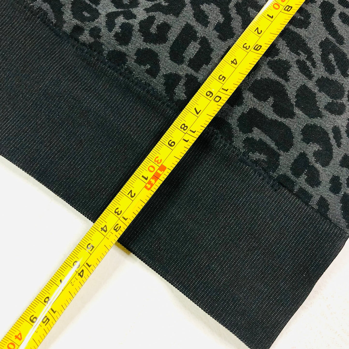 Biba Active Sports Bra & High Waist Leggings Gym Set Black Leopard Size 12 NEW