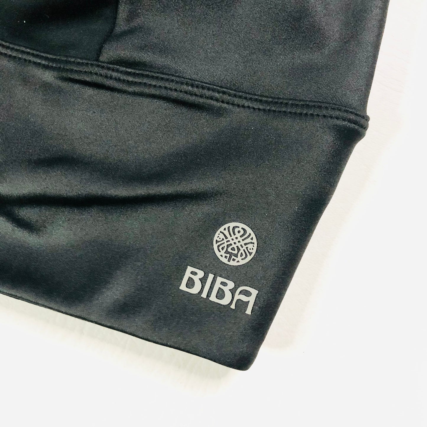 Biba Active Black Snake Panel Sports Bra Gym Top RRP £36.99 Size 12 (M) NEW