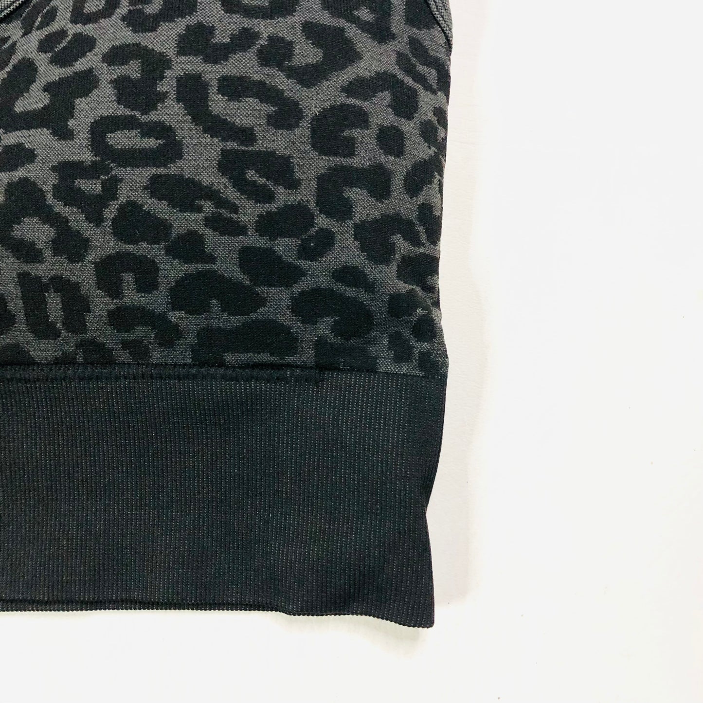 Biba Active Seamless Sports Bra Gym Top Black Leopard RRP £27.99 Size 14 NEW