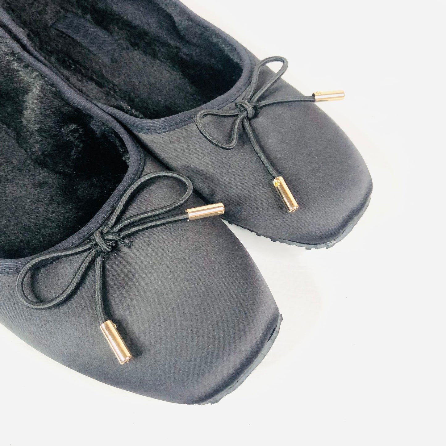 CARVELA Black Satin Fantasy Sleep & Slippers Set Large UK4/5 - £75 NEW & Boxed