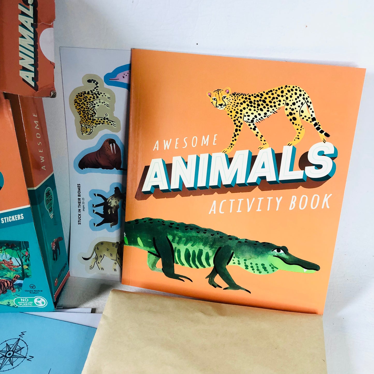 Awesome Animals: Big Ideas Learning Box for Children Puzzle Book Game RRP £19.99