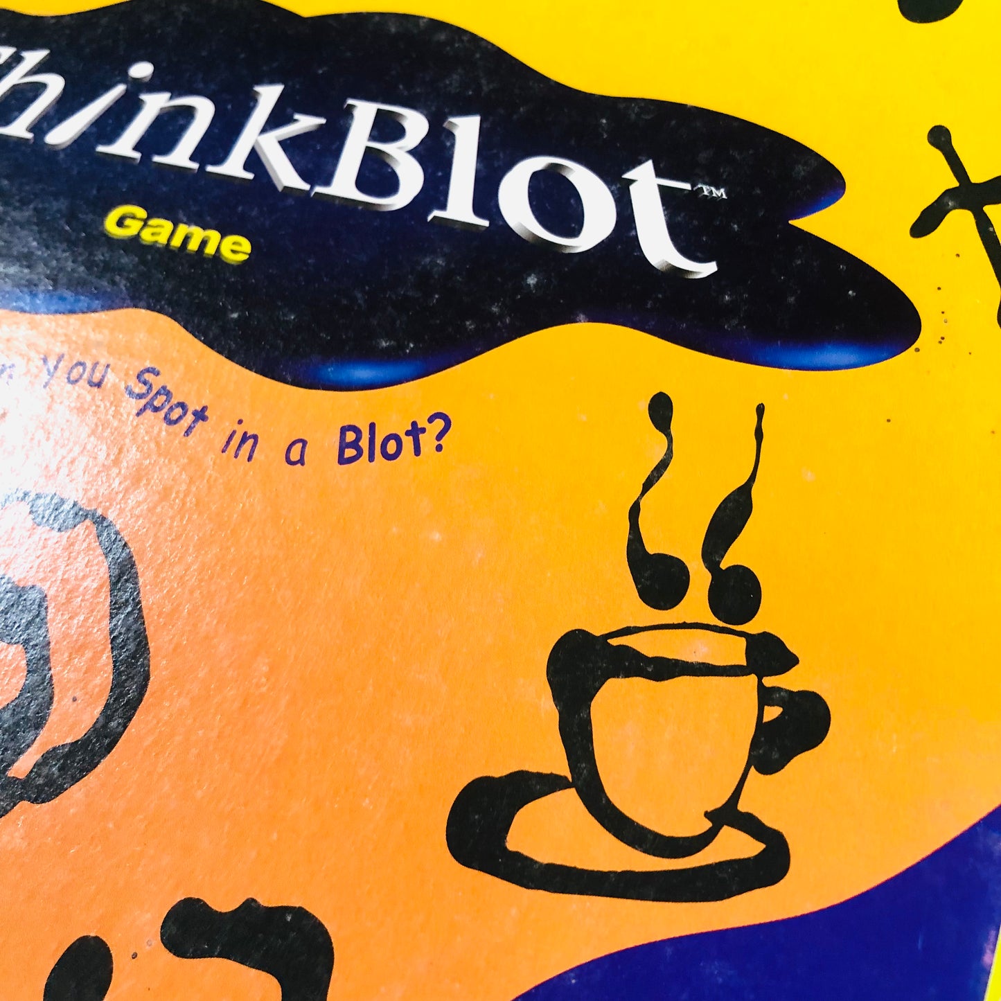 ThinkBlot Game What Can You Spot In The Blot? Mattel Adult Games