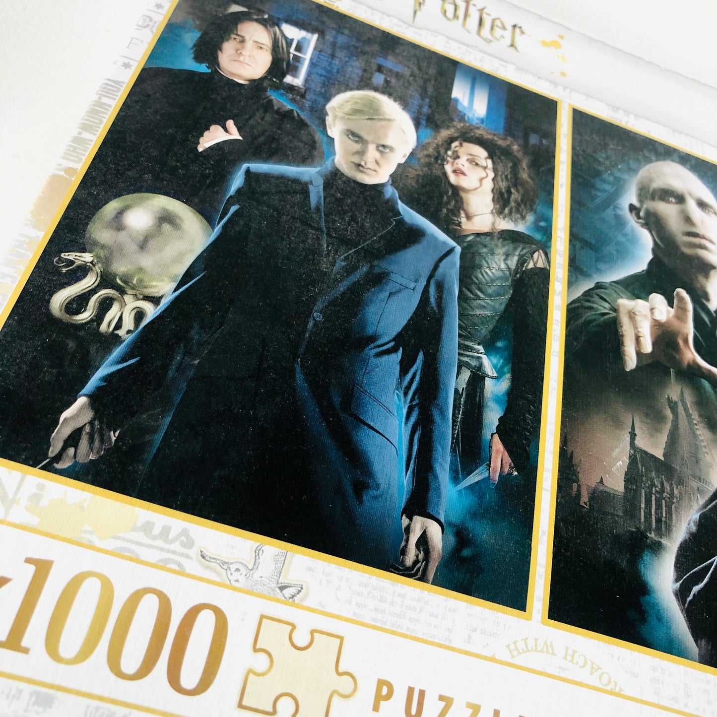 Harry Potter 3 X 1000 Piece Jigsaw Puzzles Clementoni Multi Puzzle (1 Done/2 New & Sealed)