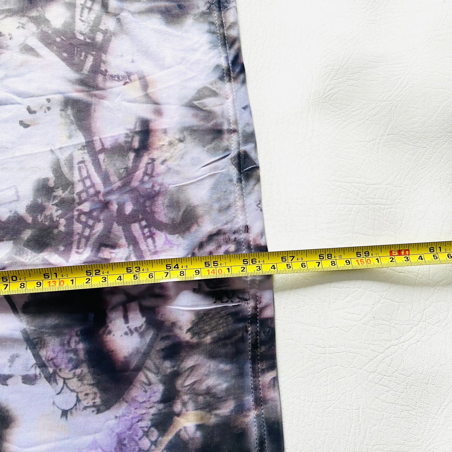 New York Laundry | Grey Lilac | Halterneck Backless Graphic Print Maxi Dress | Size S/M