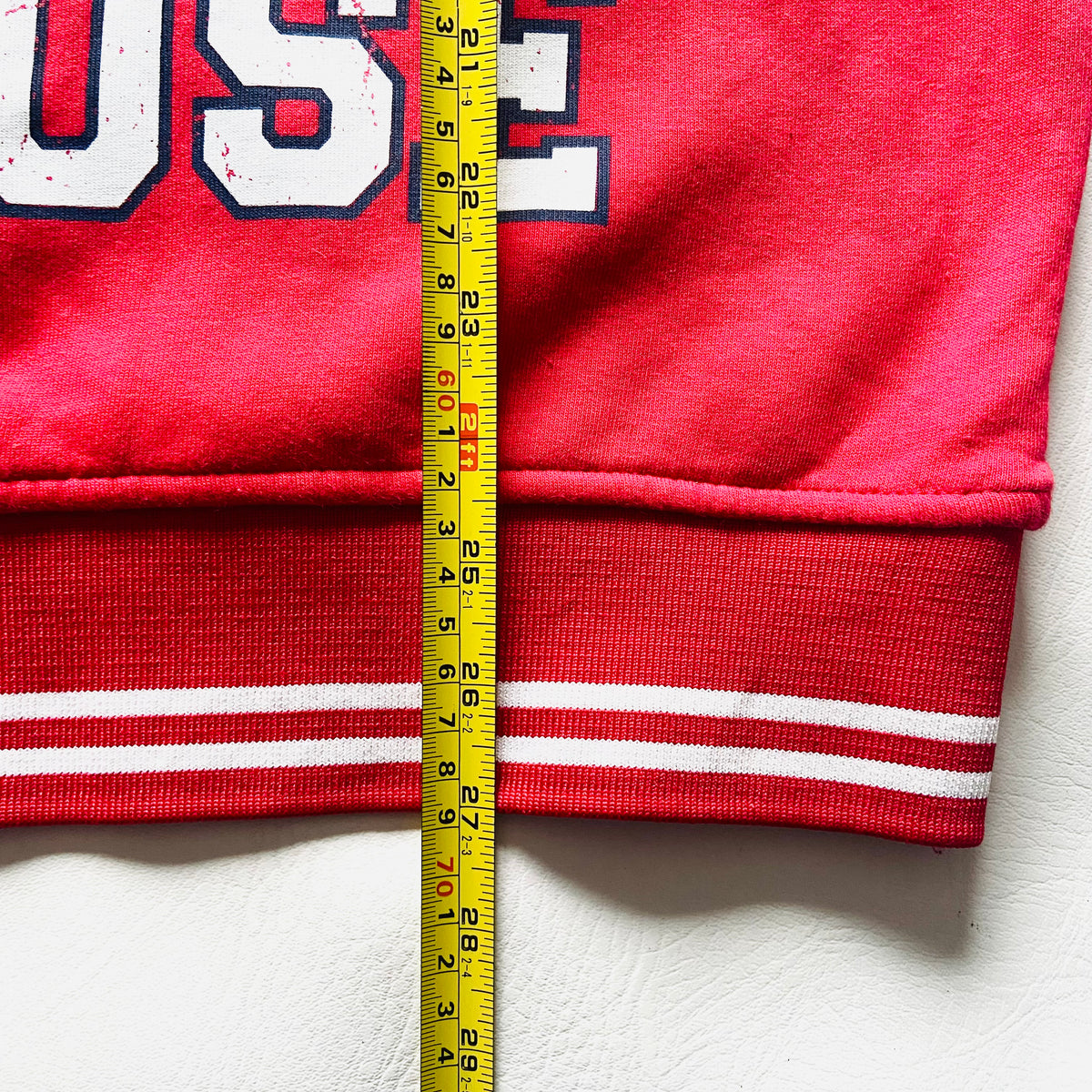 Disney Mickey Mouse | Red | Jersey Sweatshirt | Primark Cares | 1928 Varsity Style | Size Medium