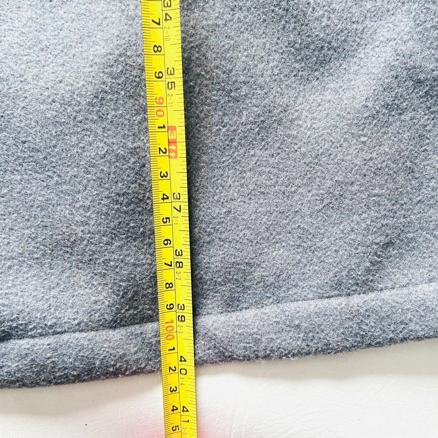 Target Collection | Grey Collarless Duster Coat | Long Minimalist Jacket | Size US 12 (UK 16)