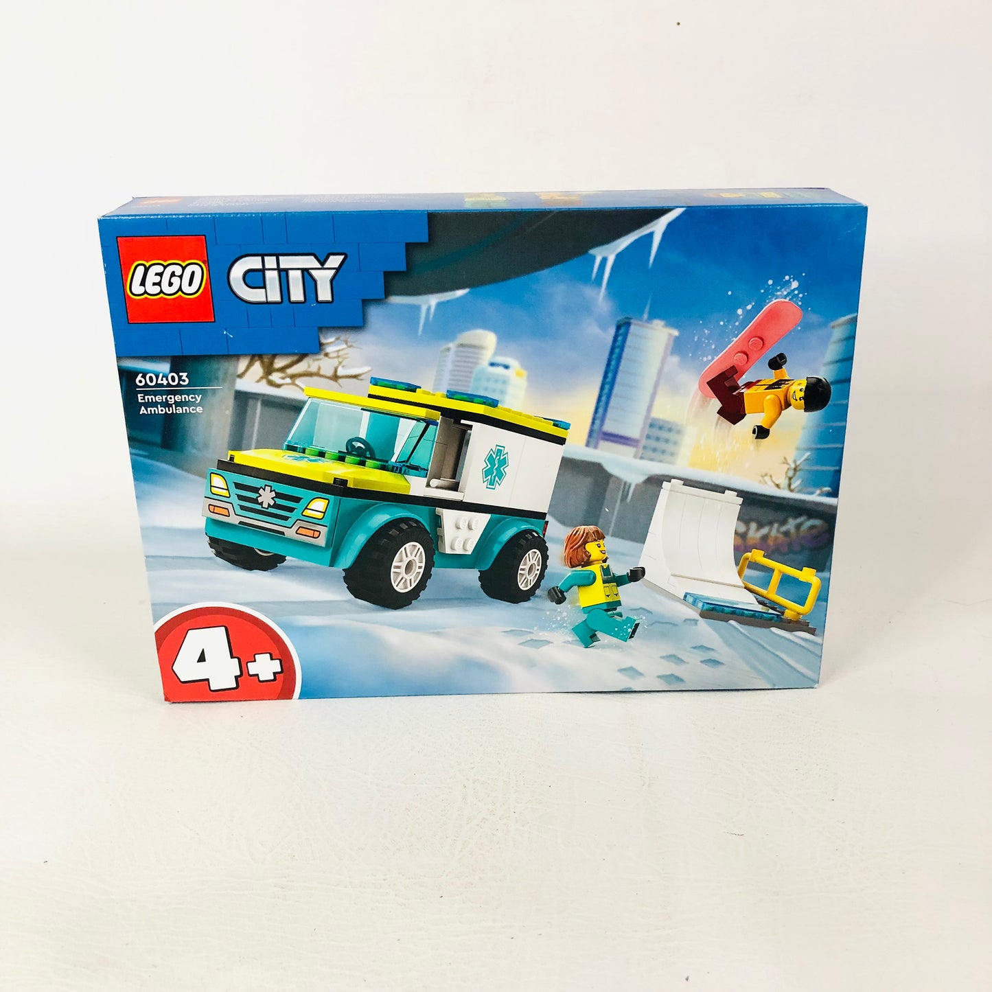 LEGO CITY: Emergency Ambulance and Snowboarder (60403) New Sealed Box