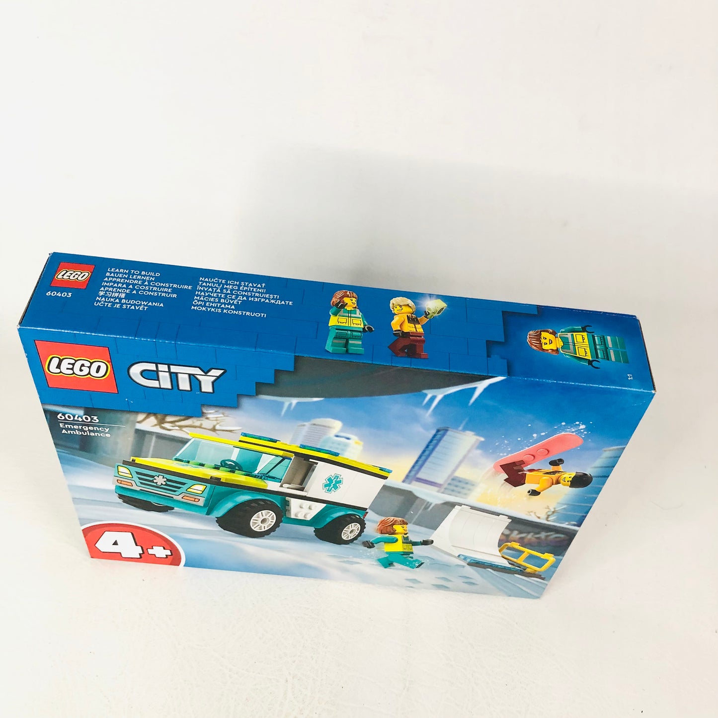 LEGO CITY: Emergency Ambulance and Snowboarder (60403) New Sealed Box