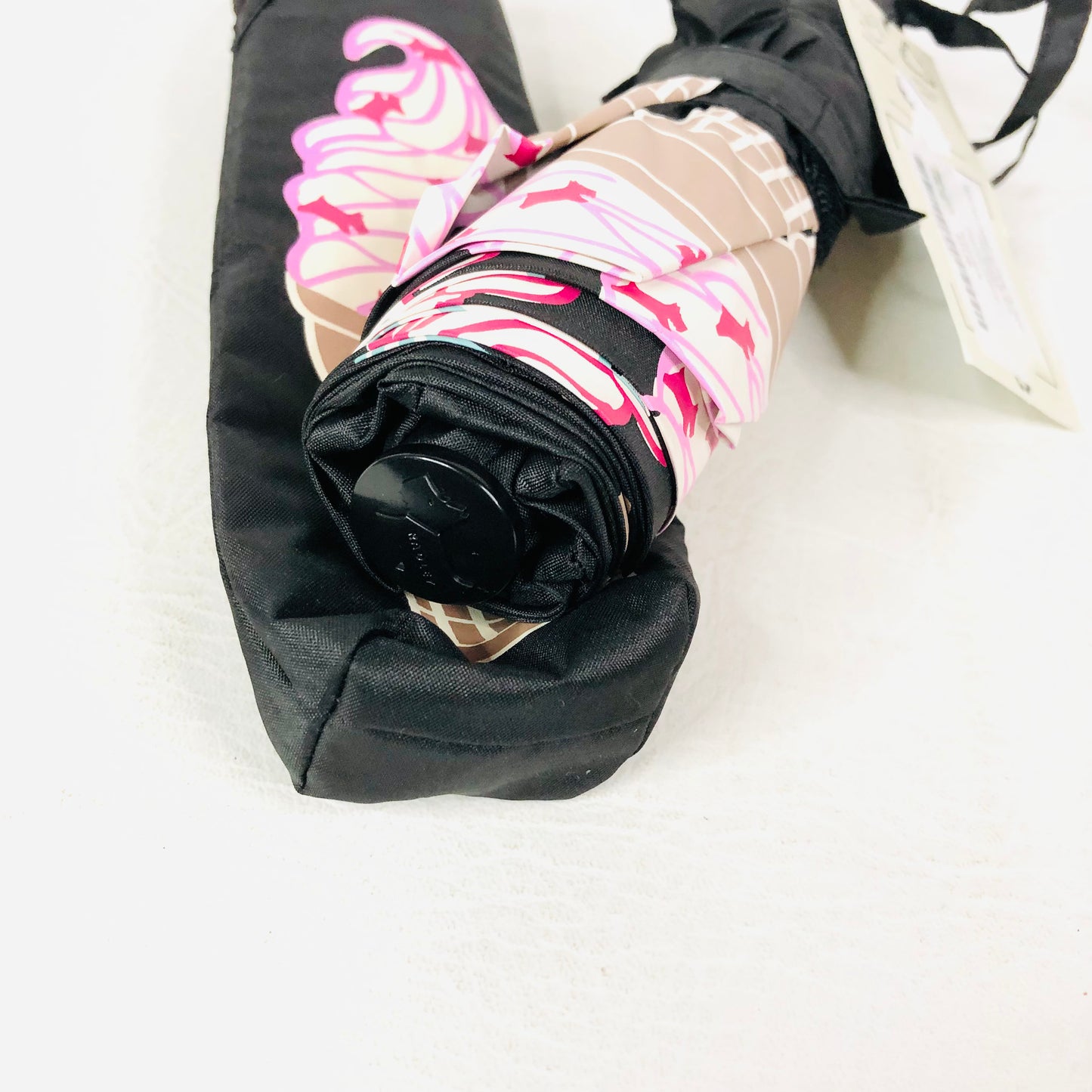 Radley London ‘Feeling Sweet’ Ice Cream Black Foldaway Umbrella NEW RRP £31