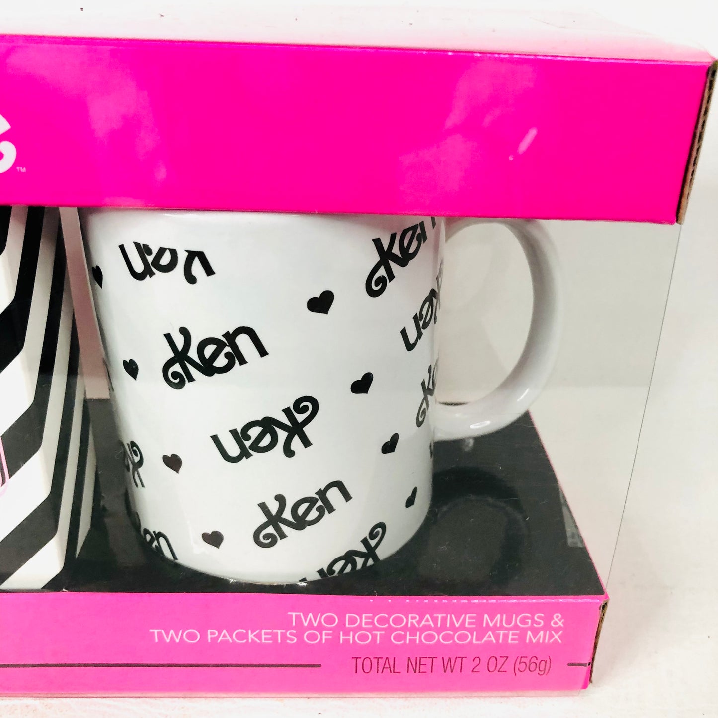 Barbie The Movie Barbie & Ken Ceramic Cocoa Mugs Set Of Two His And Hers NEW