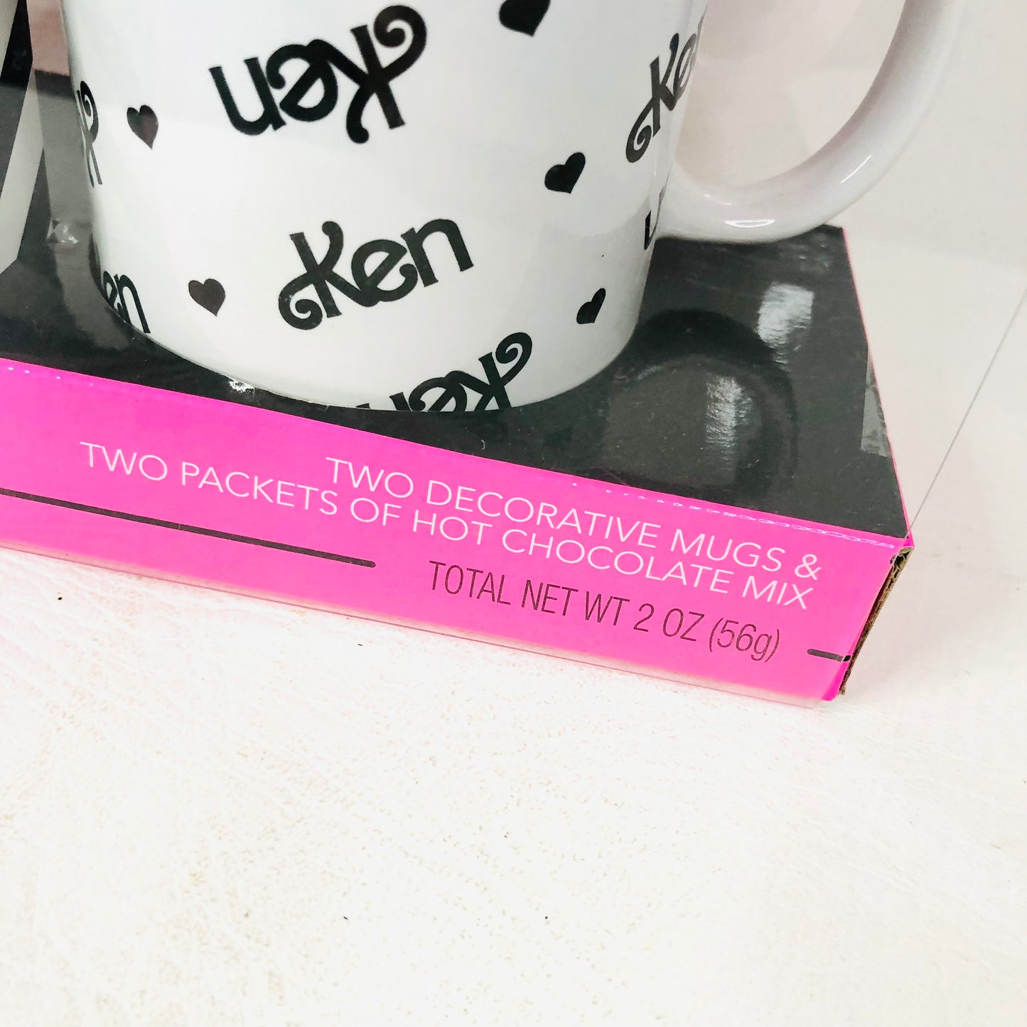 Barbie The Movie Barbie & Ken Ceramic Cocoa Mugs Set Of Two His And Hers NEW