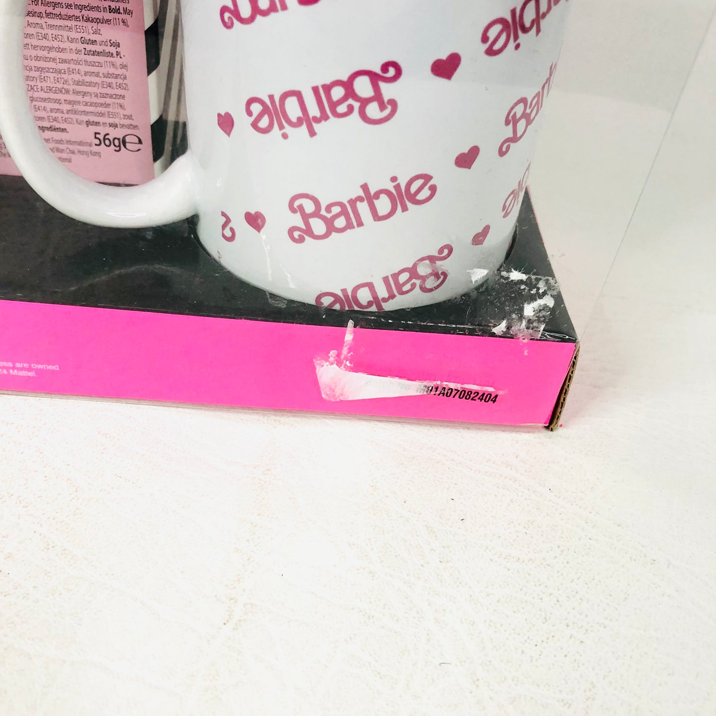 Barbie The Movie Barbie & Ken Ceramic Cocoa Mugs Set Of Two His And Hers NEW