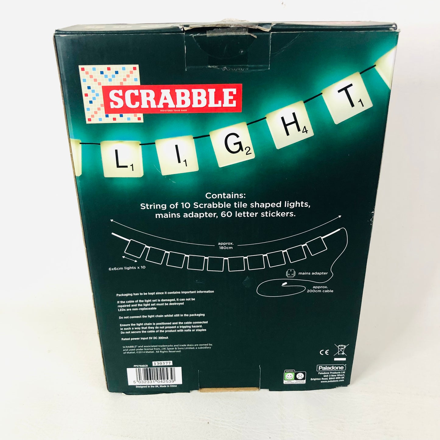 Scrabble String Lights LED Personalised 60 reusable letters Hanging wedding Home