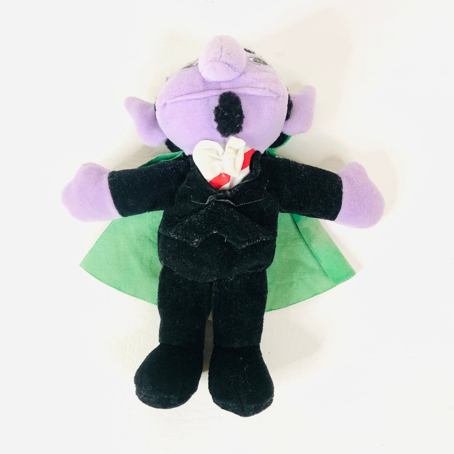 TYCO Sesame Street 'The Count' 8" Bean Bag Plush Stuffed Toy 1997 Vintage