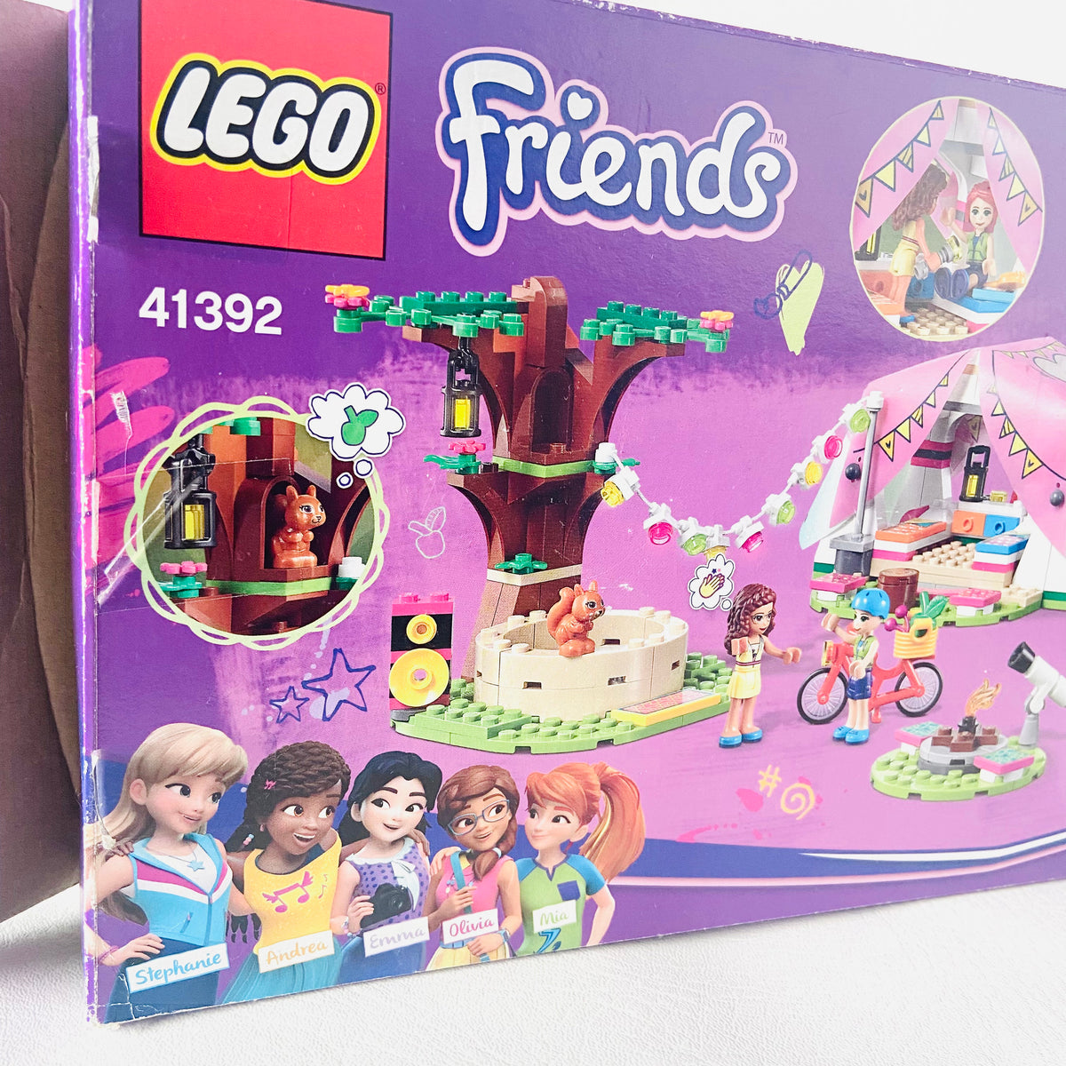 LEGO Friends: Nature Glamping (41392) 100% Complete with Instructions & Minifigures & Box