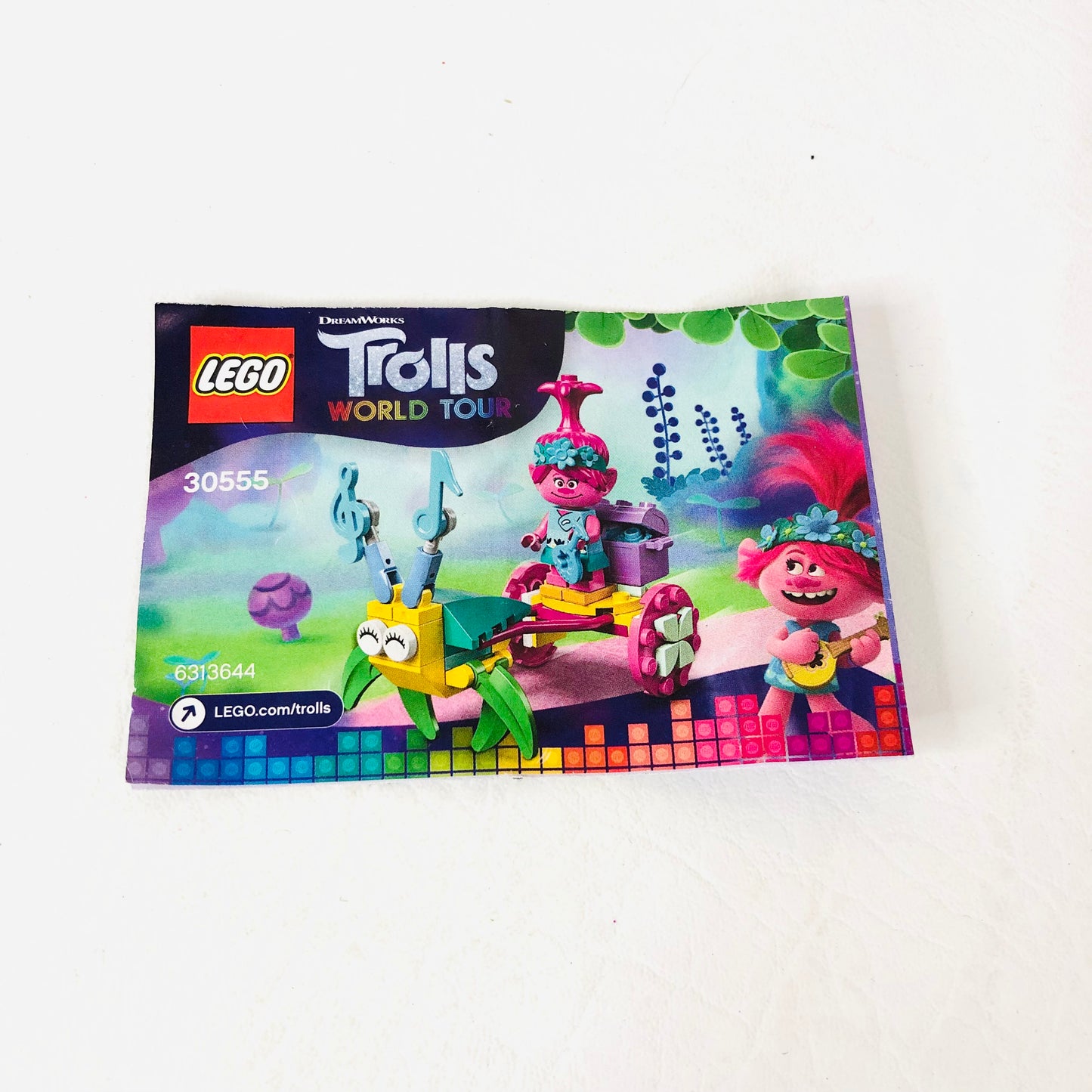 LEGO Trolls World Tour: Poppy's Carriage (30555) 100% Complete With Instructions