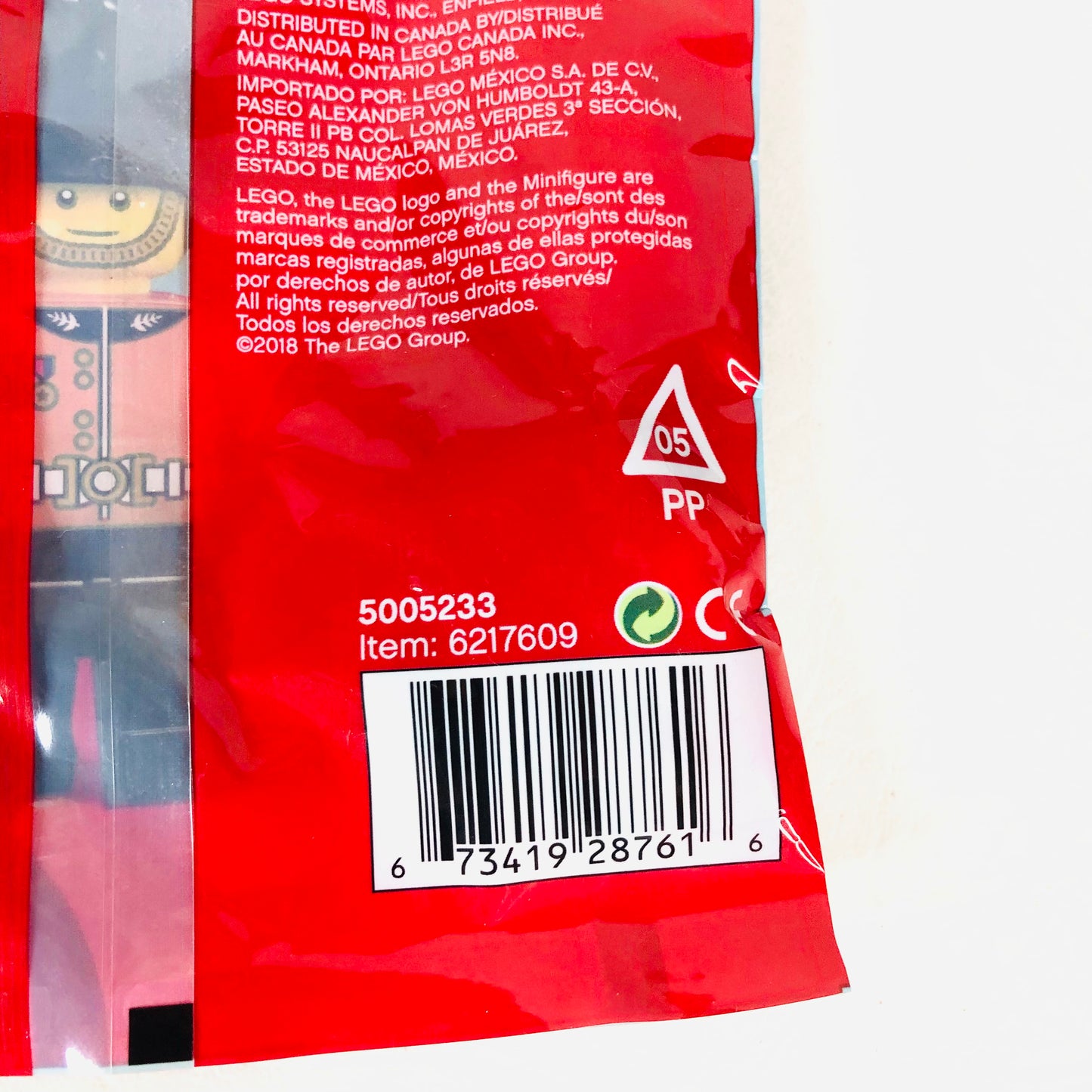 LEGO Hamleys: Royal Guard Solider Minifigure (5005233) Brand New Sealed Polybag