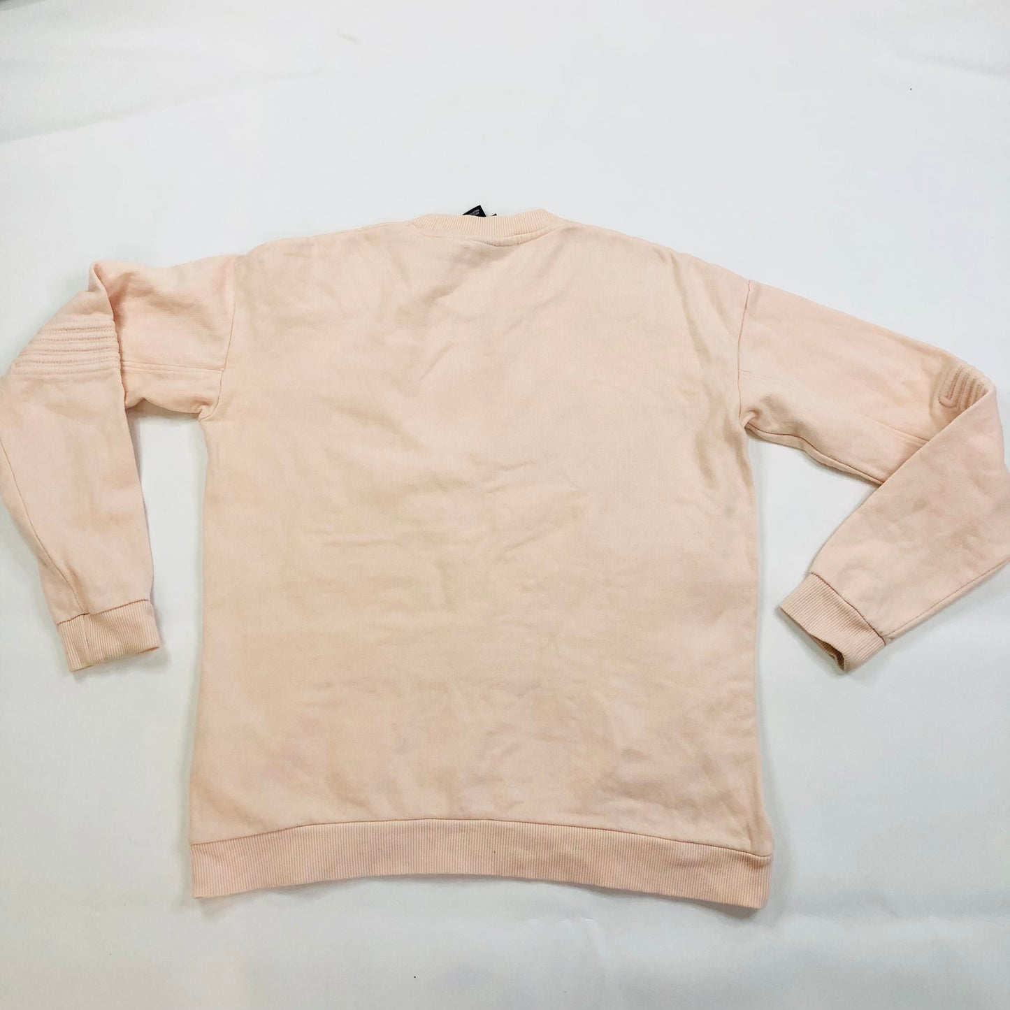 TOPSHOP X IVY PARK Light PINK CORDED O4 JUMPER SWEATER VARSITY SIZE S