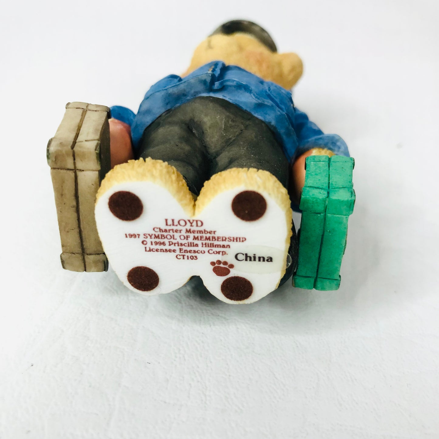 Cherished Teddies 'Lloyd' 1997 Charter Member Figurine (CT103) P.Hillman Enesco