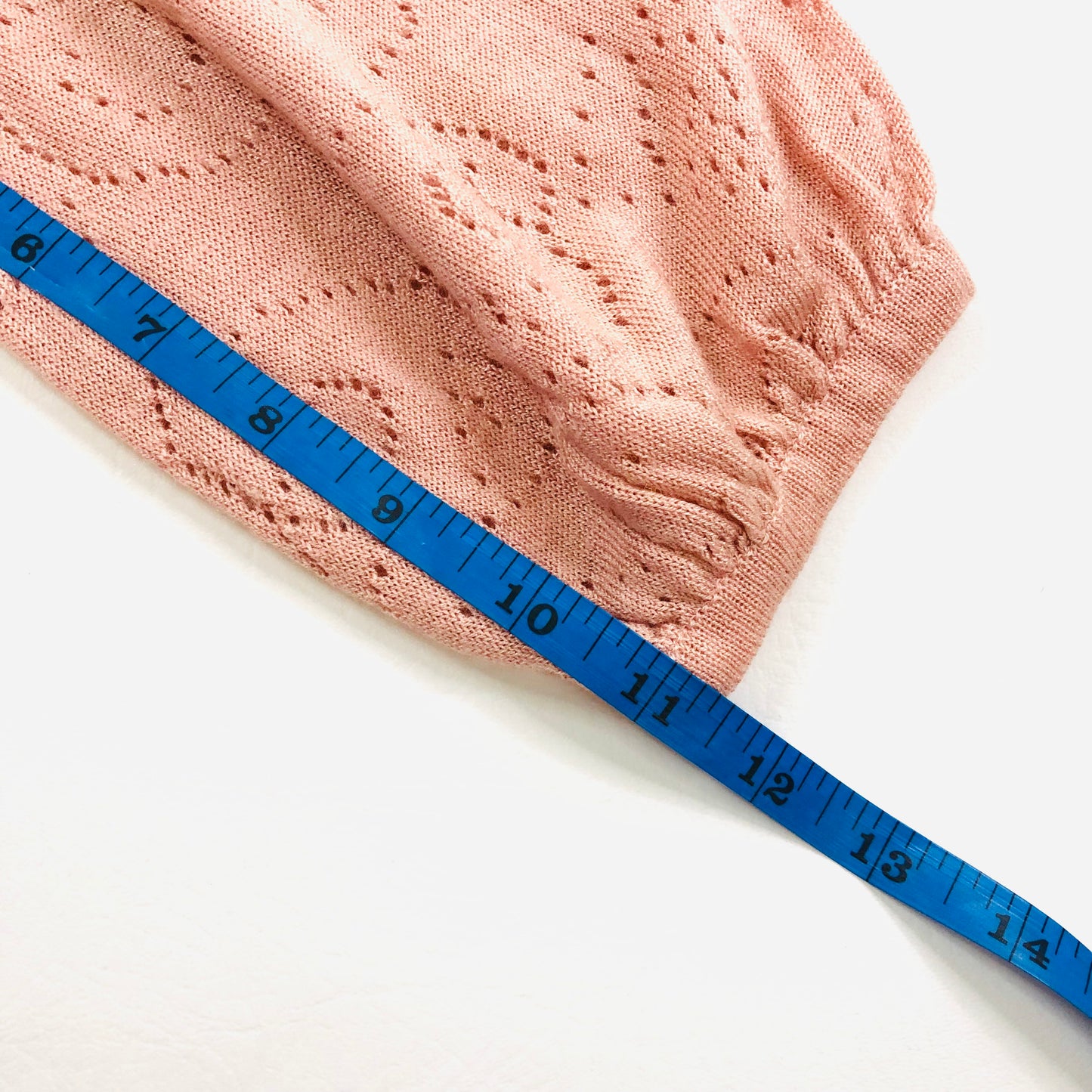 Monsoon Fusion Light Pink Balloon 3/4 Sleeve Tie Cardigan Size M