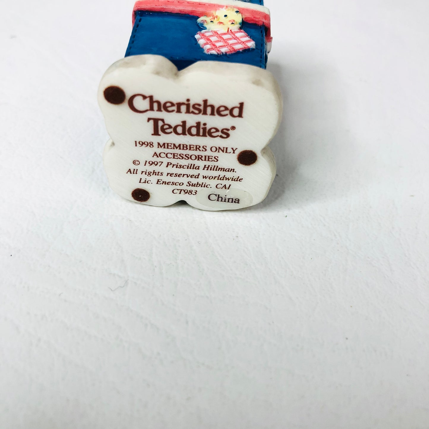 Cherished Teddies Mailbox Members Only Accessory 1998 P.Hillman Irish CT983