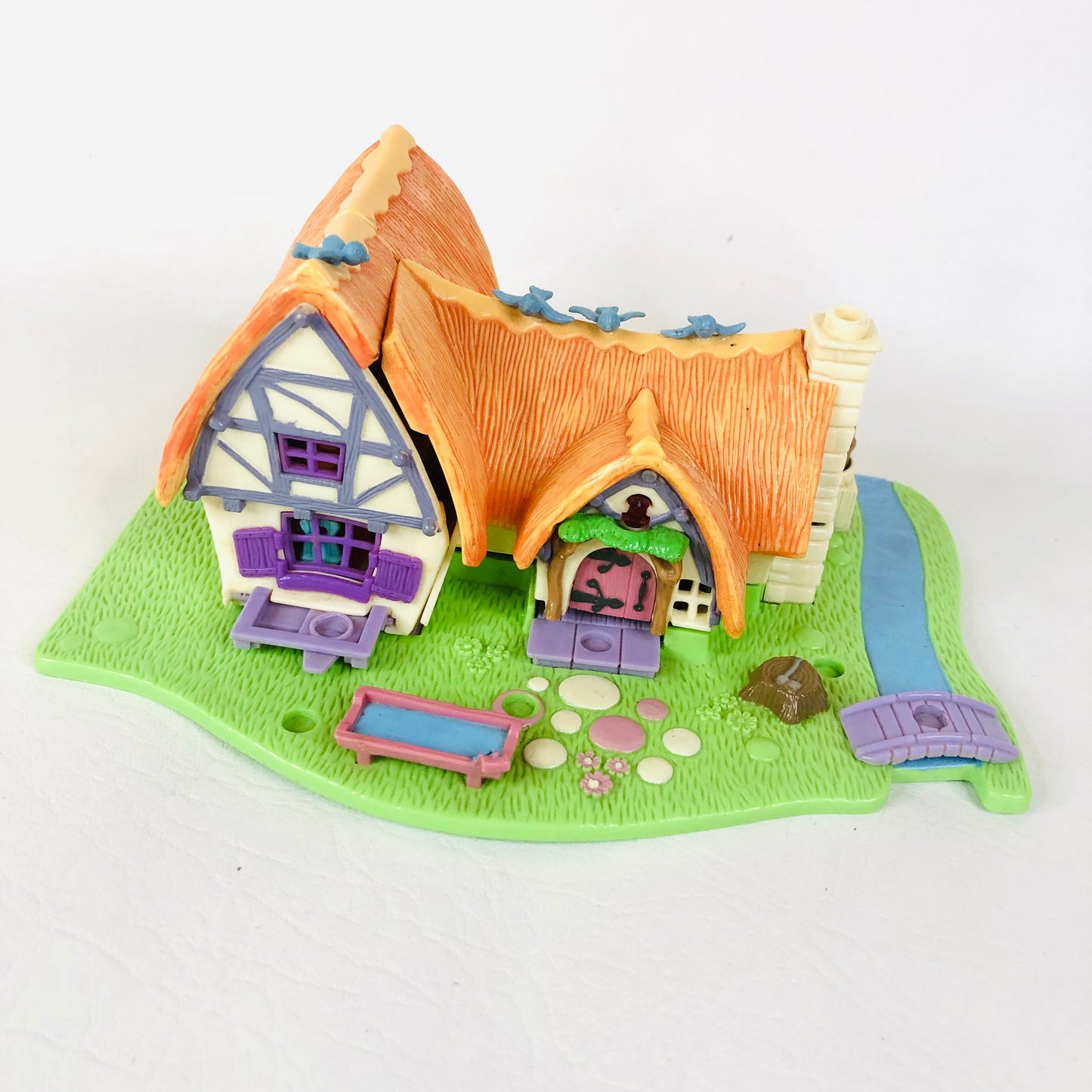 Bluebird Polly Pocket Disney Snow White And Seven Dwarfs Cottage & Figures 1995