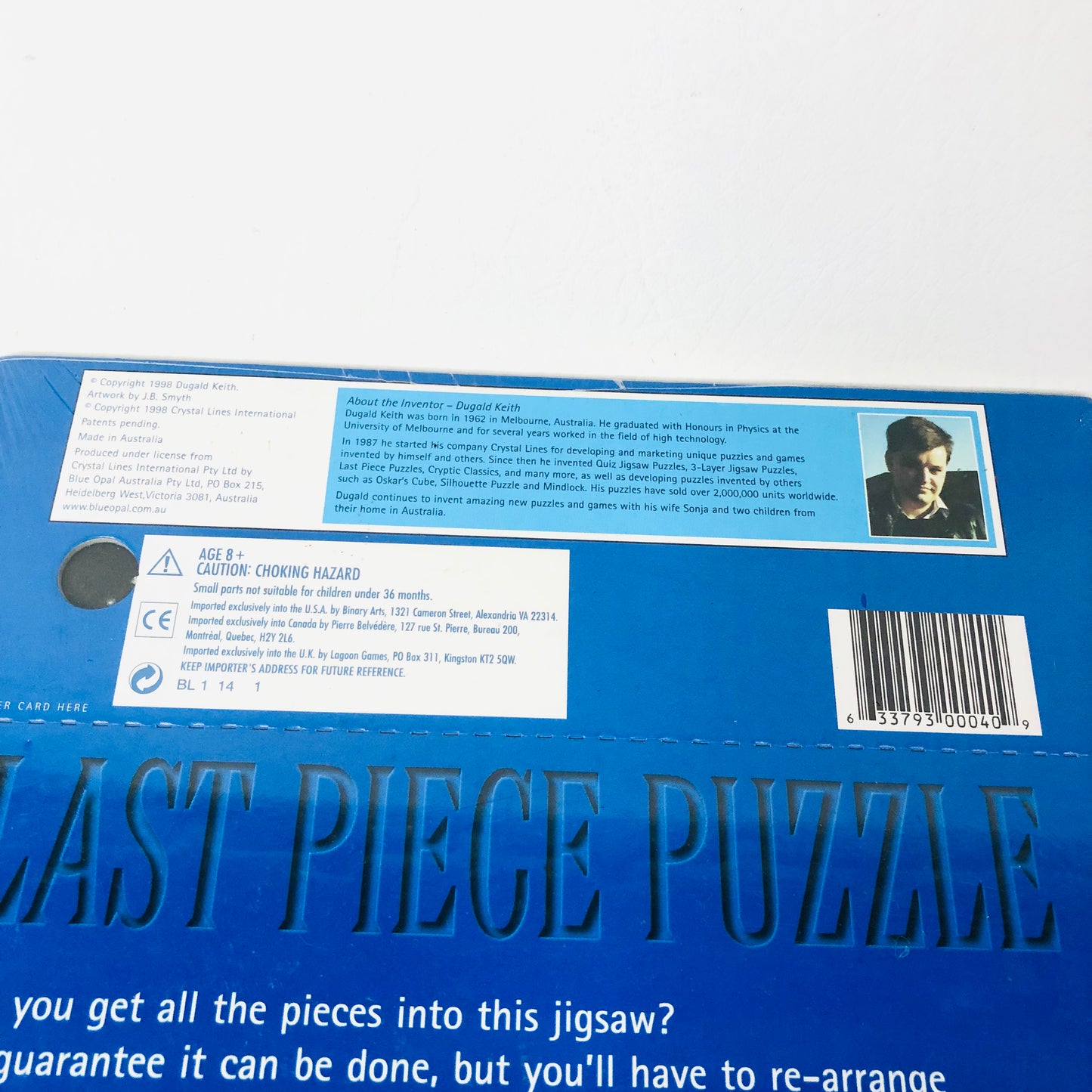 The Last Piece Jigsaw Puzzle - Dugald Keith - Deep Trouble - Sealift Fish - Brain teaser NEW