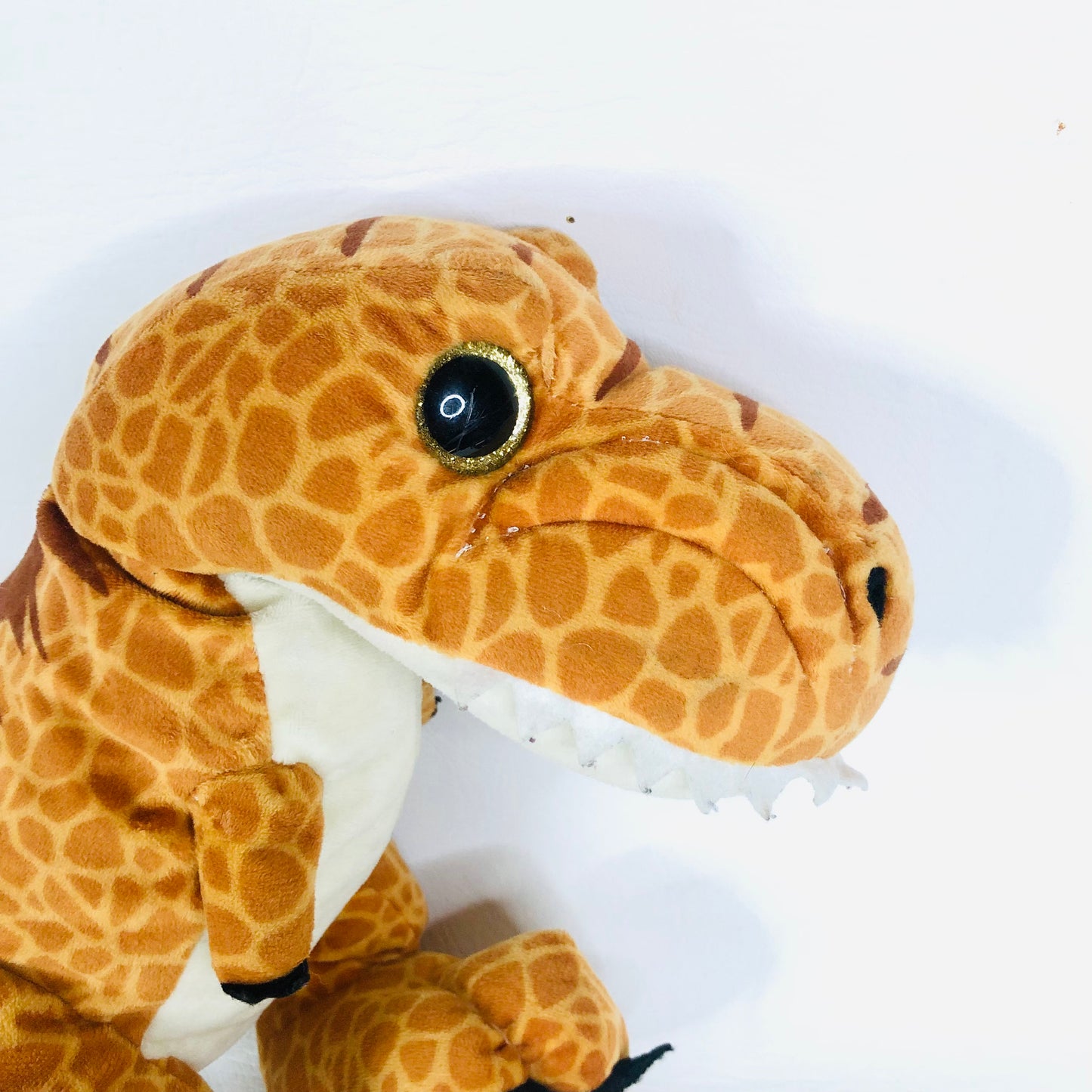 Bear Factory 2001 16 inch Stuffed Orange Trey The T-Rex Dinosaur Plush Floppy