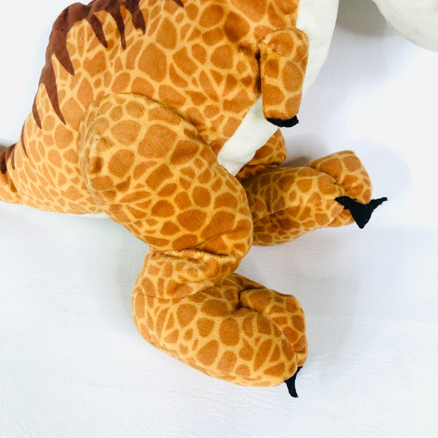 Bear Factory 2001 16 inch Stuffed Orange Trey The T-Rex Dinosaur Plush Floppy