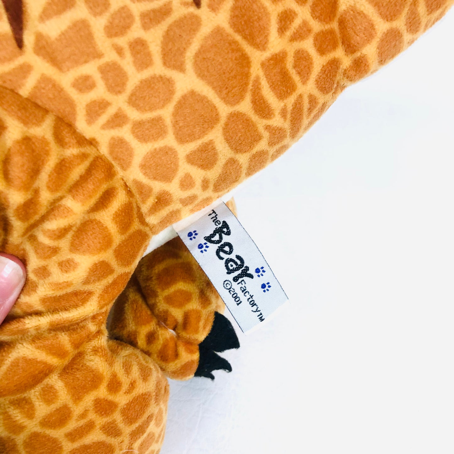 Bear Factory 2001 16 inch Stuffed Orange Trey The T-Rex Dinosaur Plush Floppy