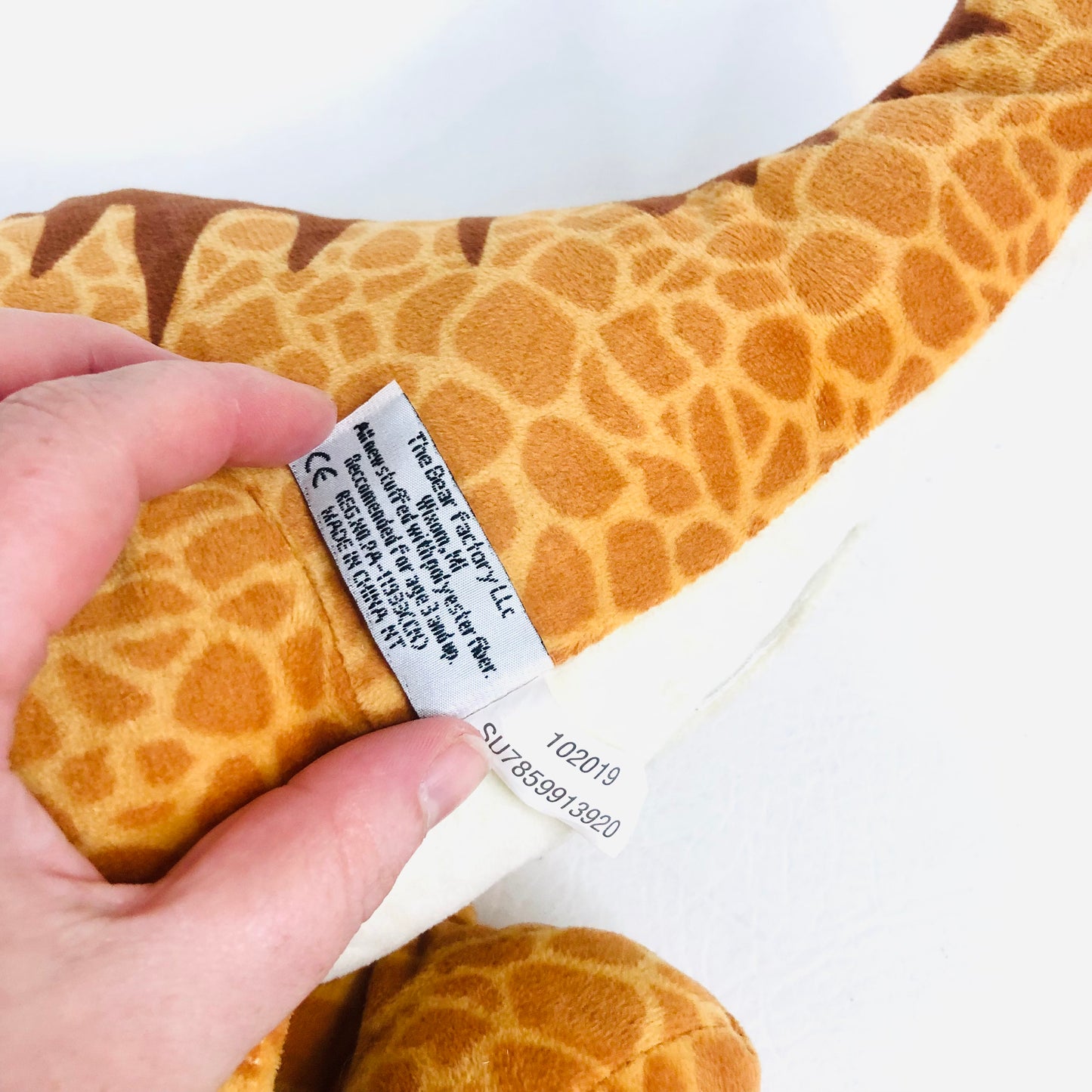 Bear Factory 2001 16 inch Stuffed Orange Trey The T-Rex Dinosaur Plush Floppy