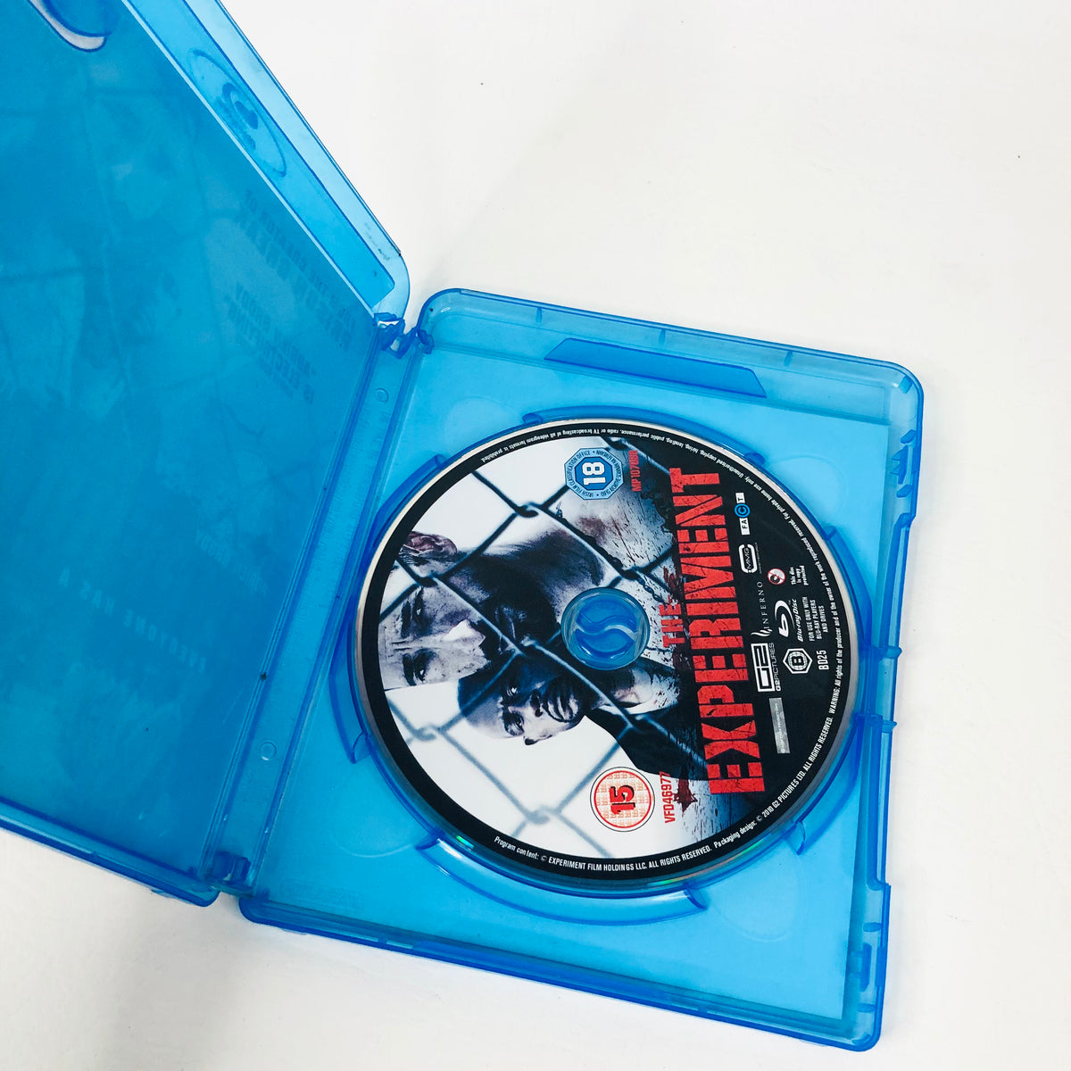 The Experiment Blu-ray (Adrien Brody, 2010)