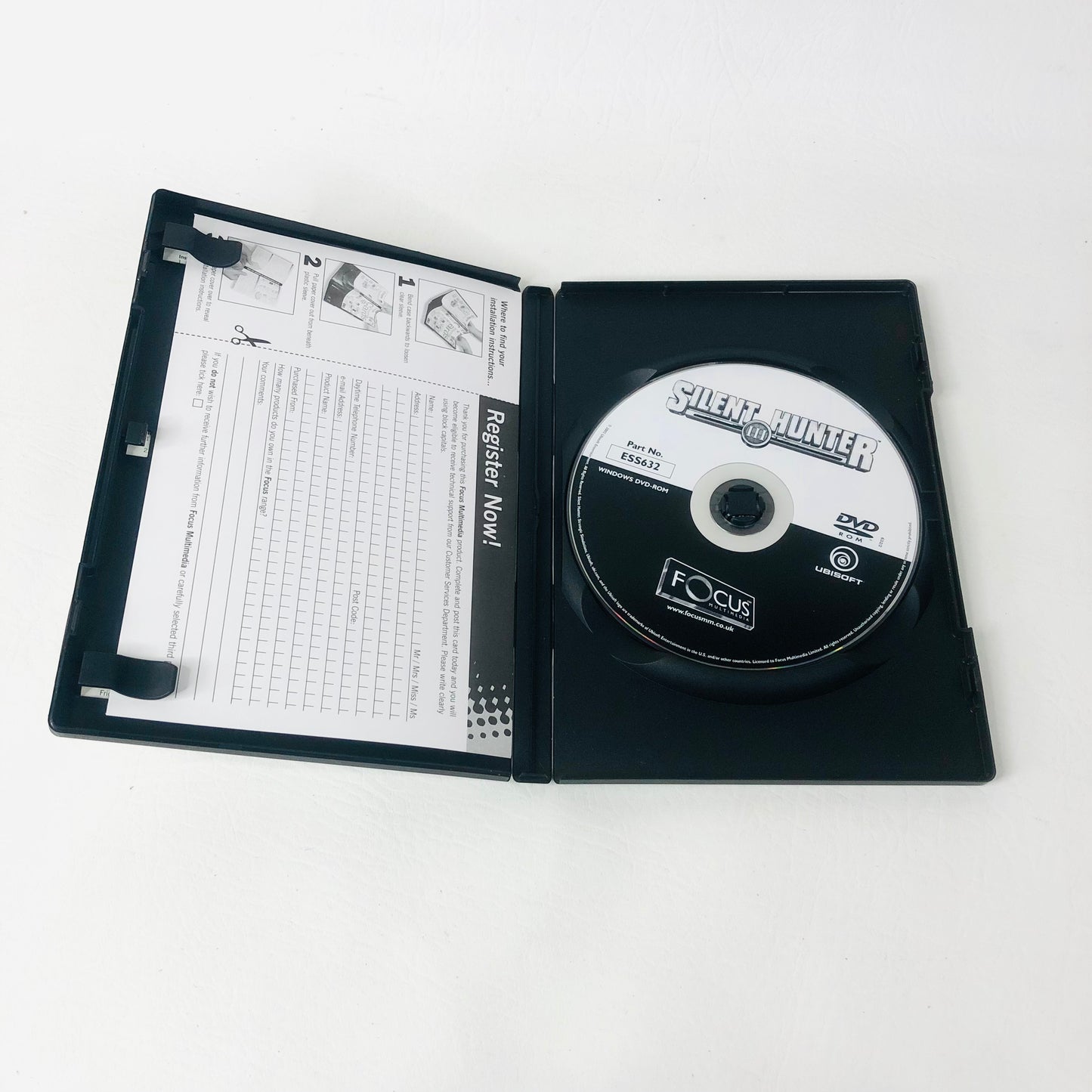 Silent Hunter III Strategic Simulations Ubisoft (PC, 2005) Action Adventure Game