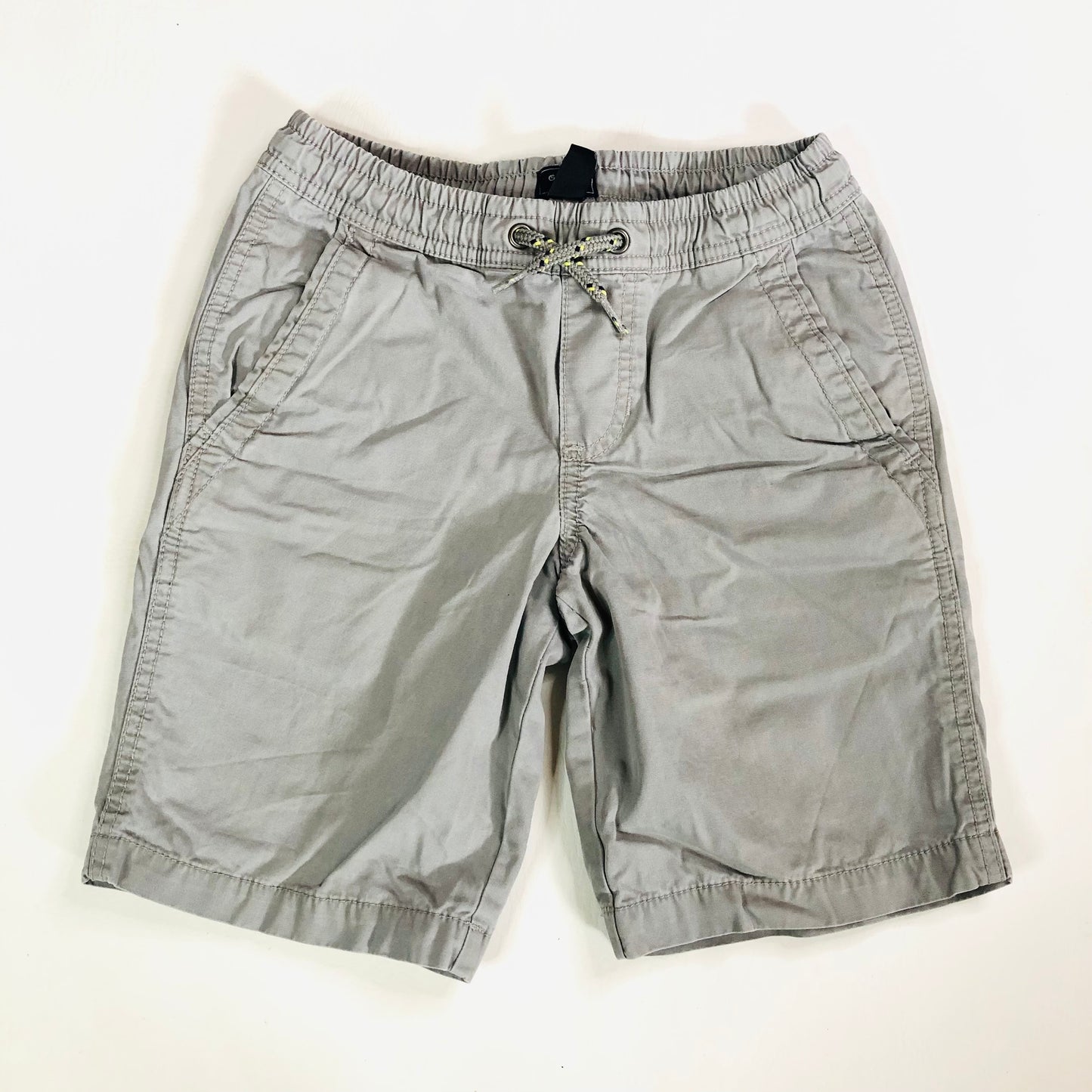 Gap Kids Grey Cotton Shorts Elastic Waist Boys Unisex Age 8-9 Years