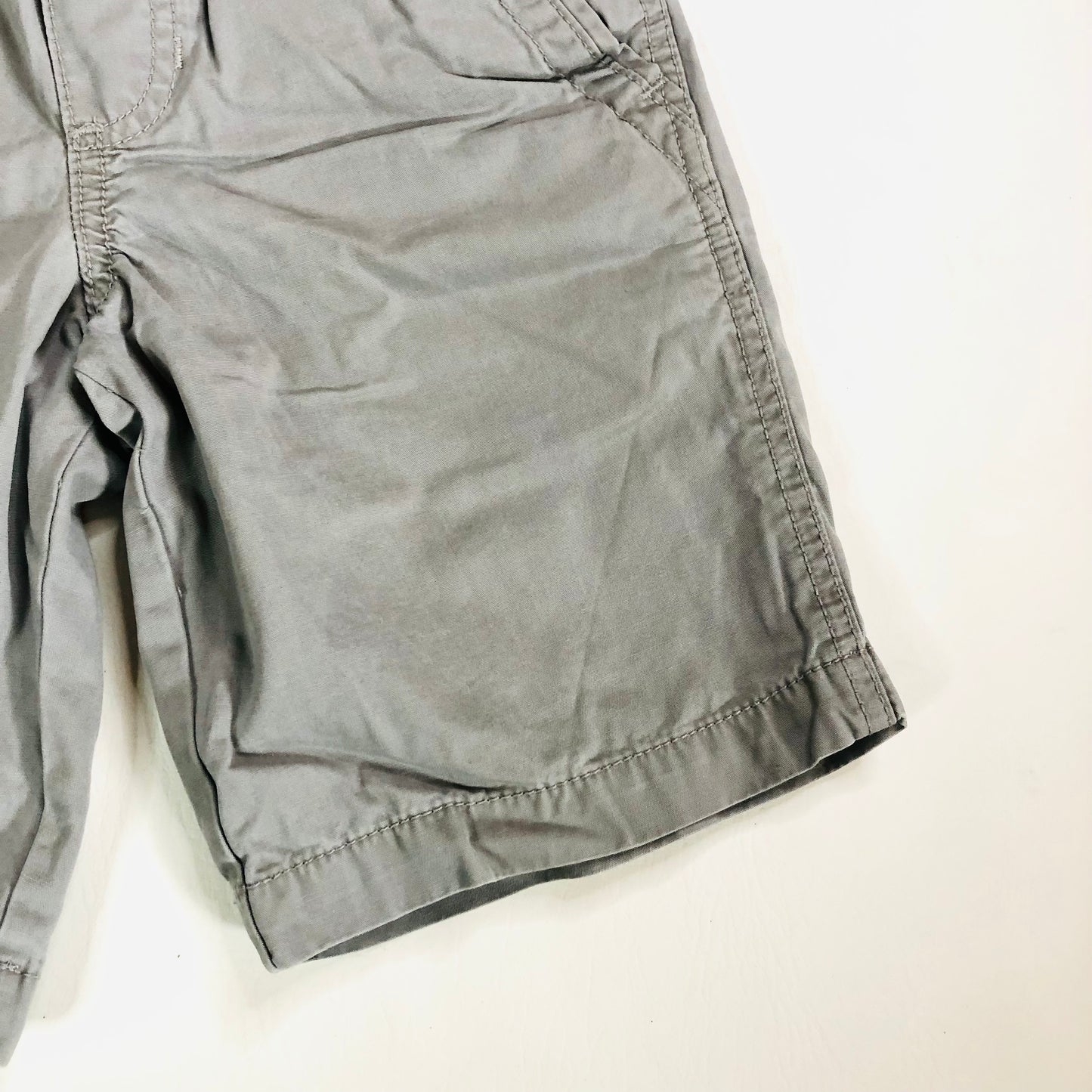 Gap Kids Grey Cotton Shorts Elastic Waist Boys Unisex Age 8-9 Years