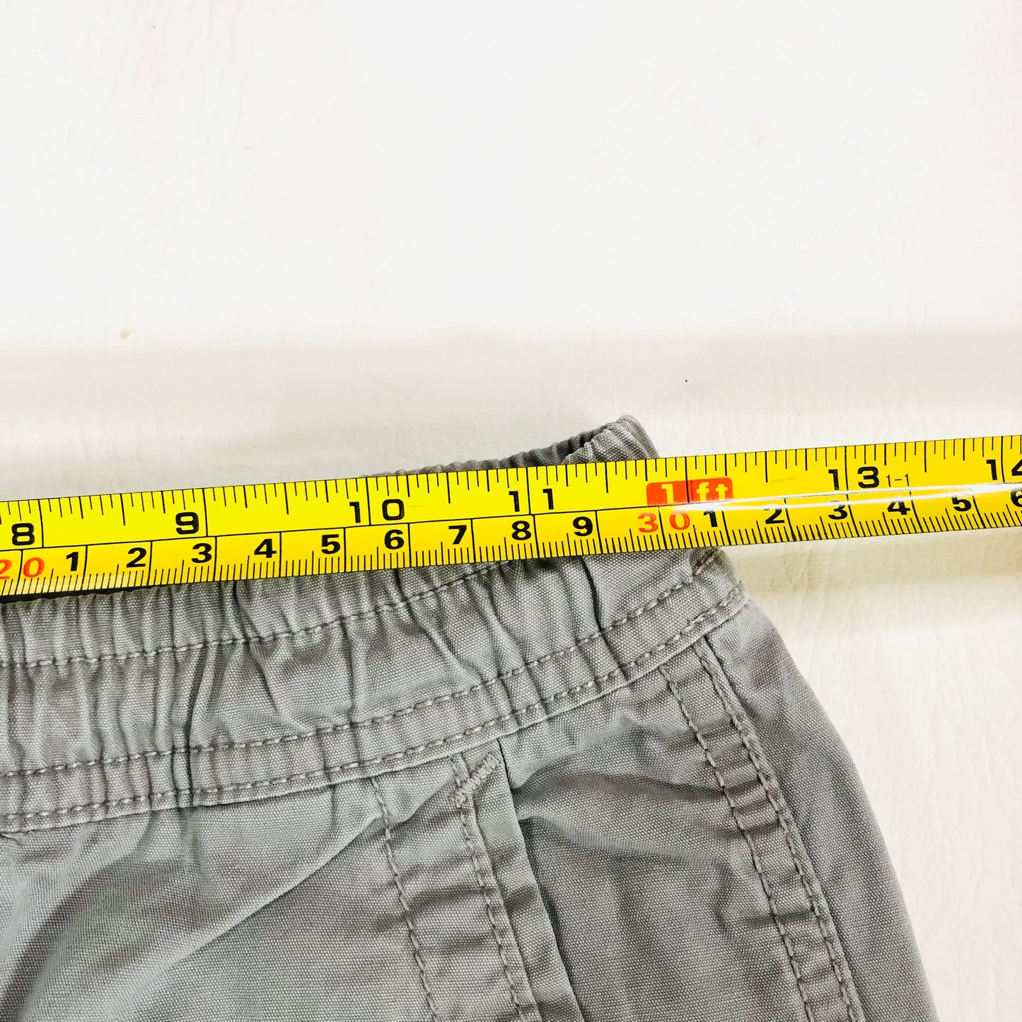 Gap Kids Grey Cotton Shorts Elastic Waist Boys Unisex Age 8-9 Years