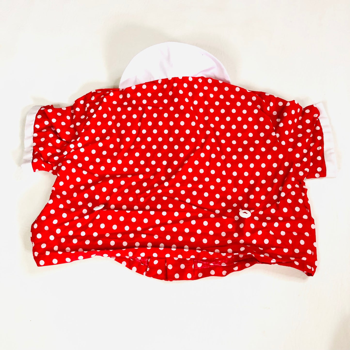 Vintage-Style Baby Girl Red Polka Dot 2-Piece Outfit 3-6M Adorable Retro Look!