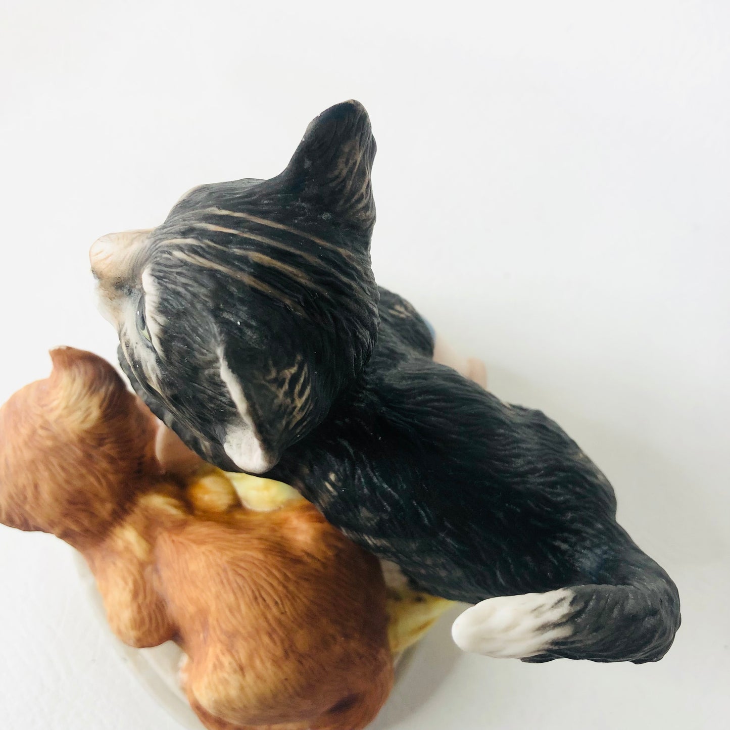 Franklin Mint "Mischief" Kittens Cats Spilled Milk Jug by Gail Ferretti 1986 Ornament