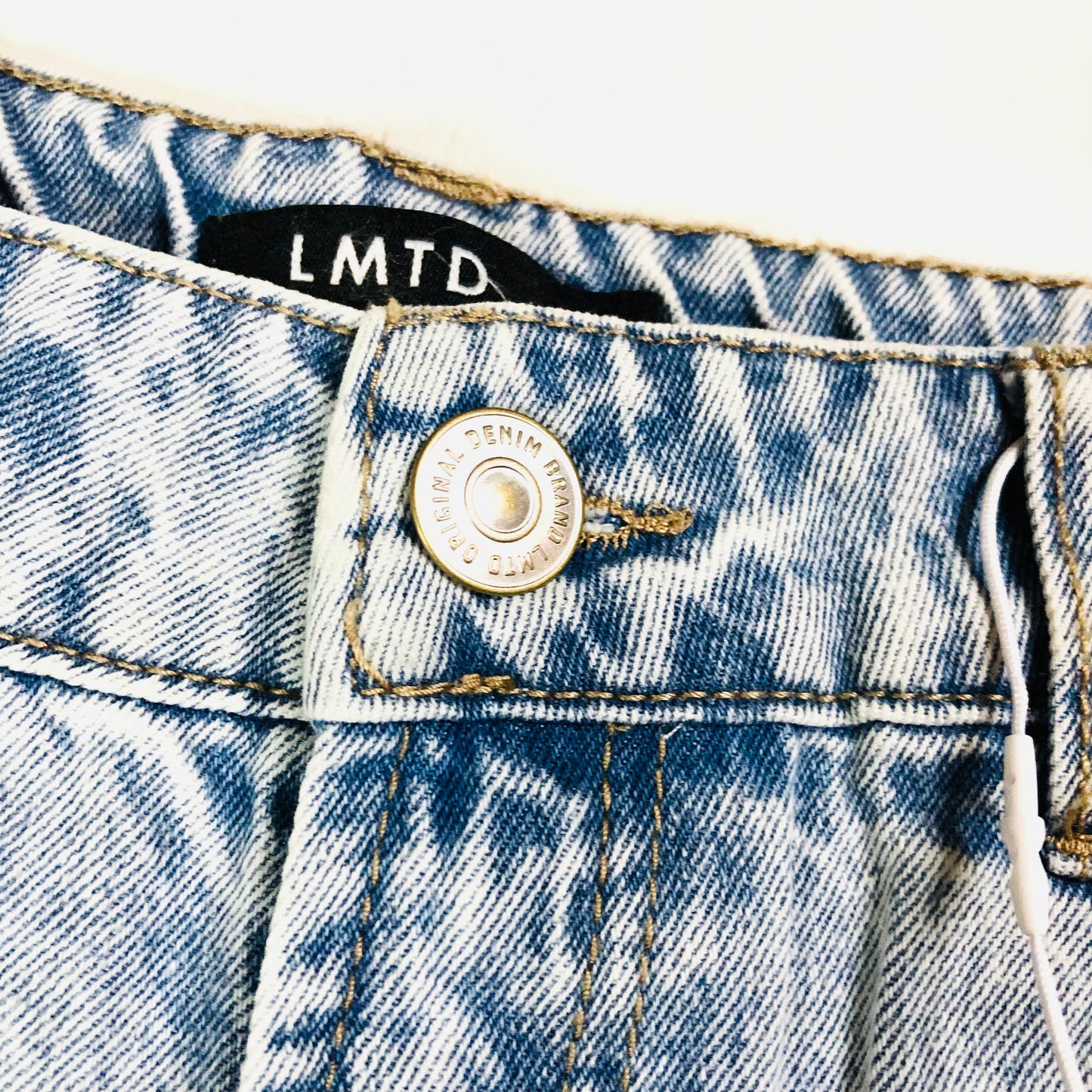 LMTD Light Blue Stonewash Denim Shorts Age 13 Years (EU 158) NEW