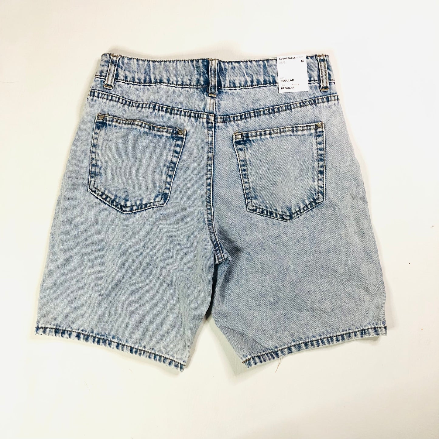 LMTD Light Blue Stonewash Denim Shorts Age 13 Years (EU 158) NEW