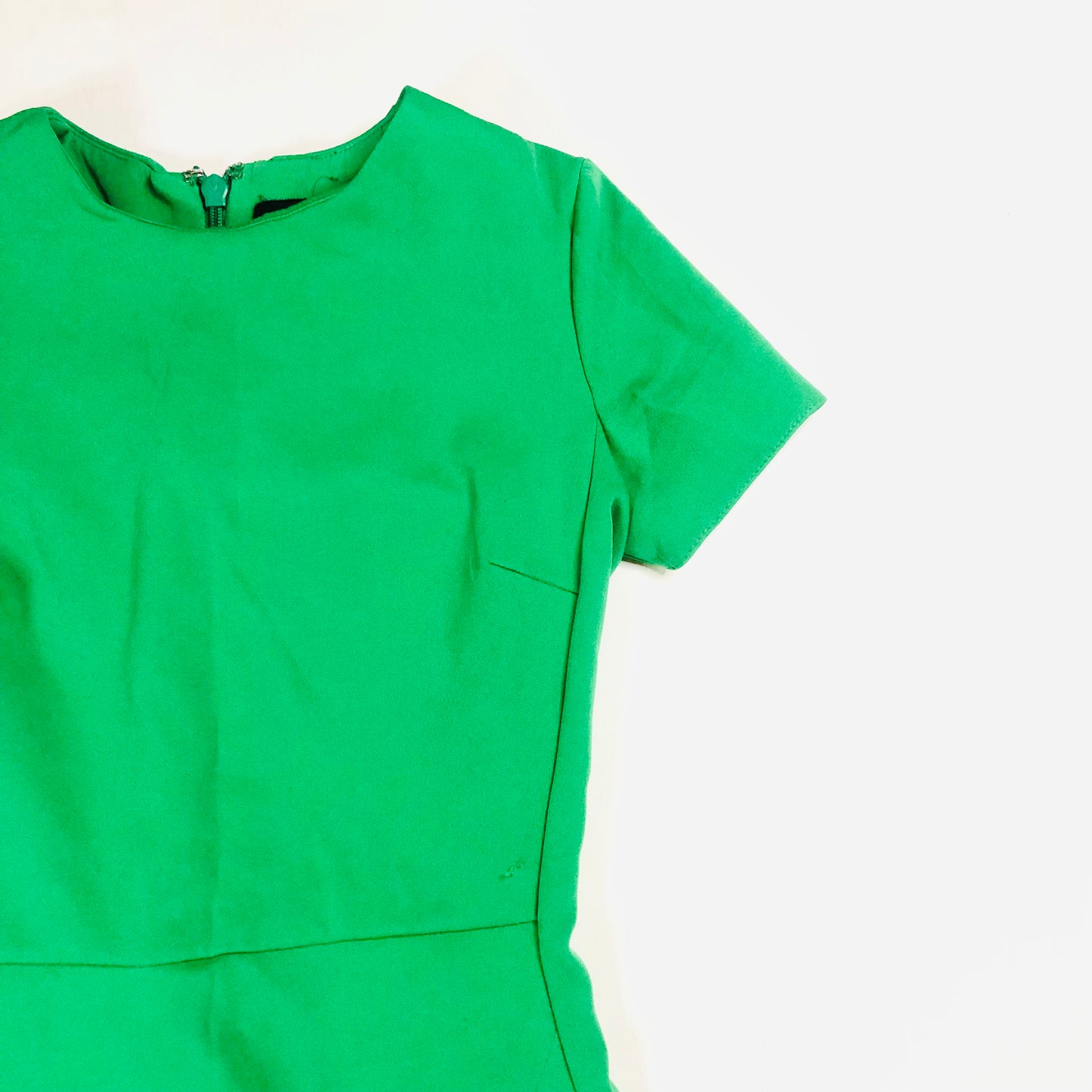 Topshop Emerald Green Wiggle Shift Pencil Knee Length Smart Dress Size UK 6