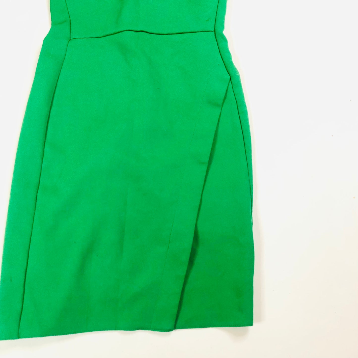 Topshop Emerald Green Wiggle Shift Pencil Knee Length Smart Dress Size UK 6