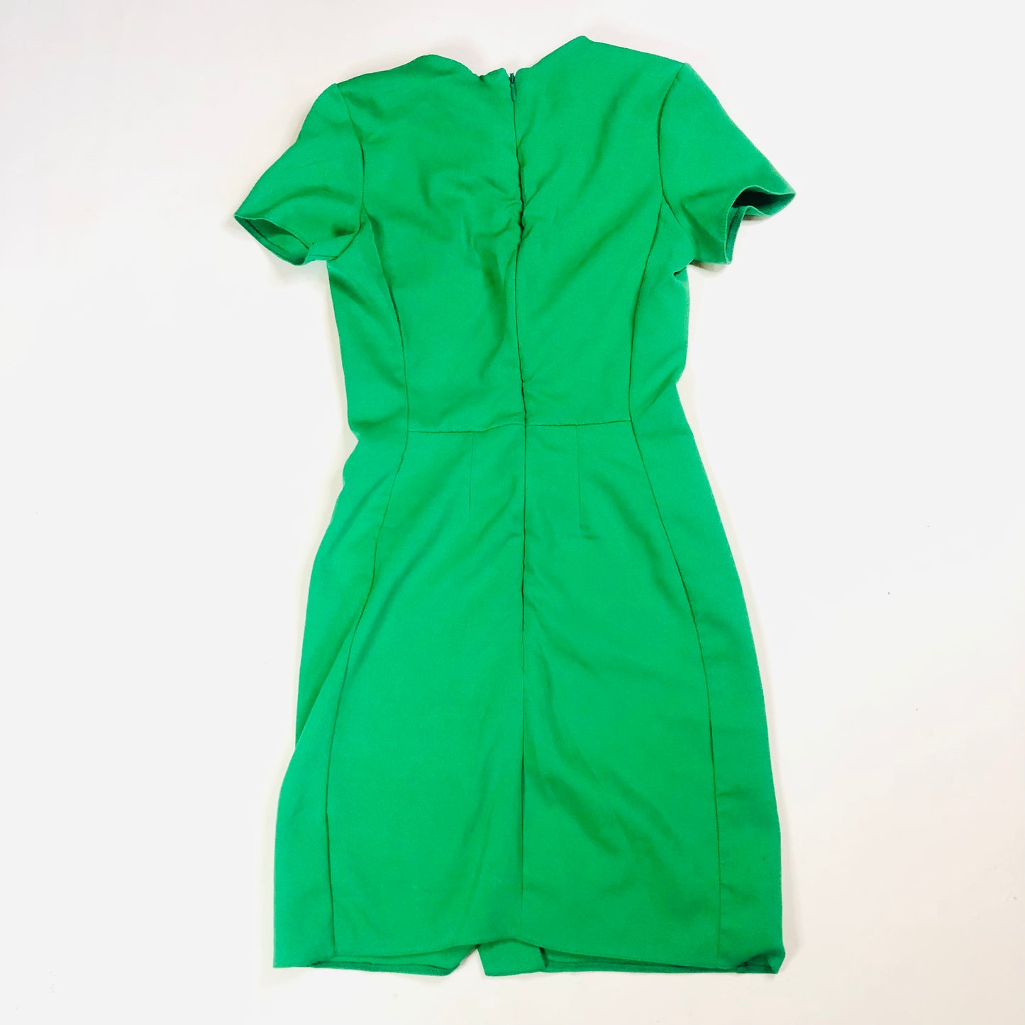 Topshop Emerald Green Wiggle Shift Pencil Knee Length Smart Dress Size UK 6